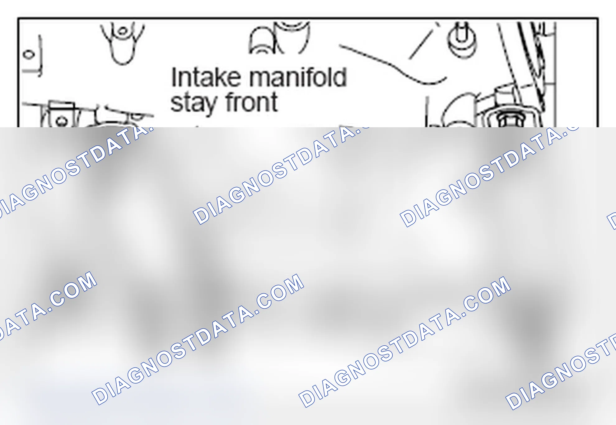 Scheme 525: >> C << INTAKE MANIFOLD STAY INSTALLATION