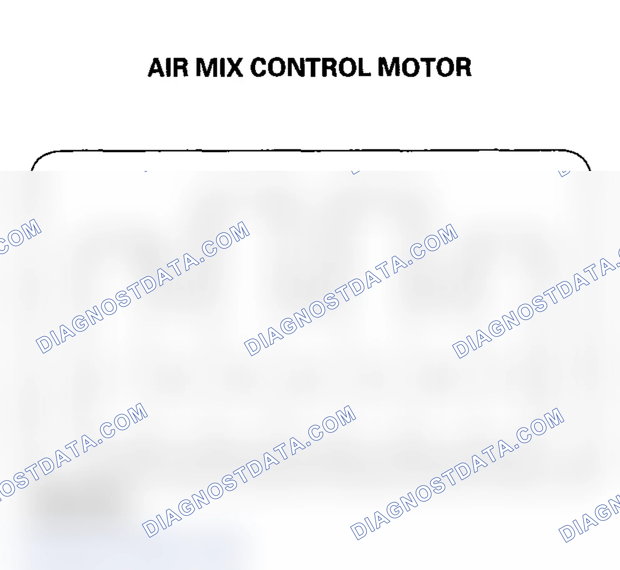 Scheme 93: Air Mix Control Motor Test