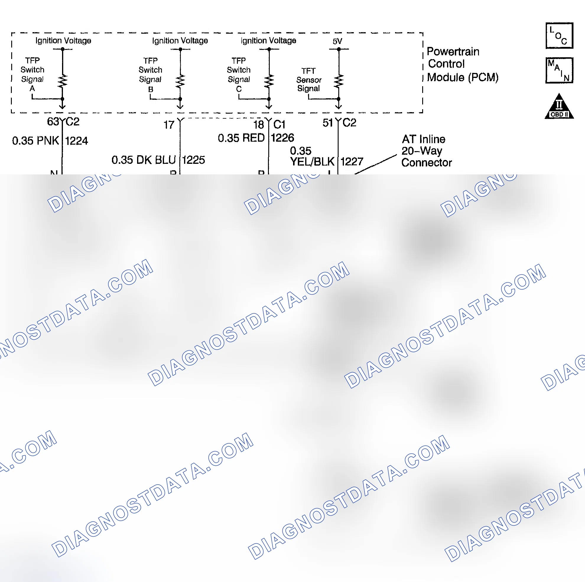 Scheme 372: DTC P0711: Transmission Fluid Temperature (TFT) Sensor