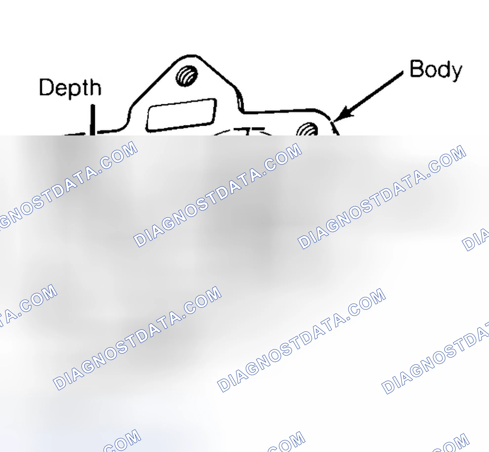 Scheme 35: Measuring Oil Pump Gear Cavity
