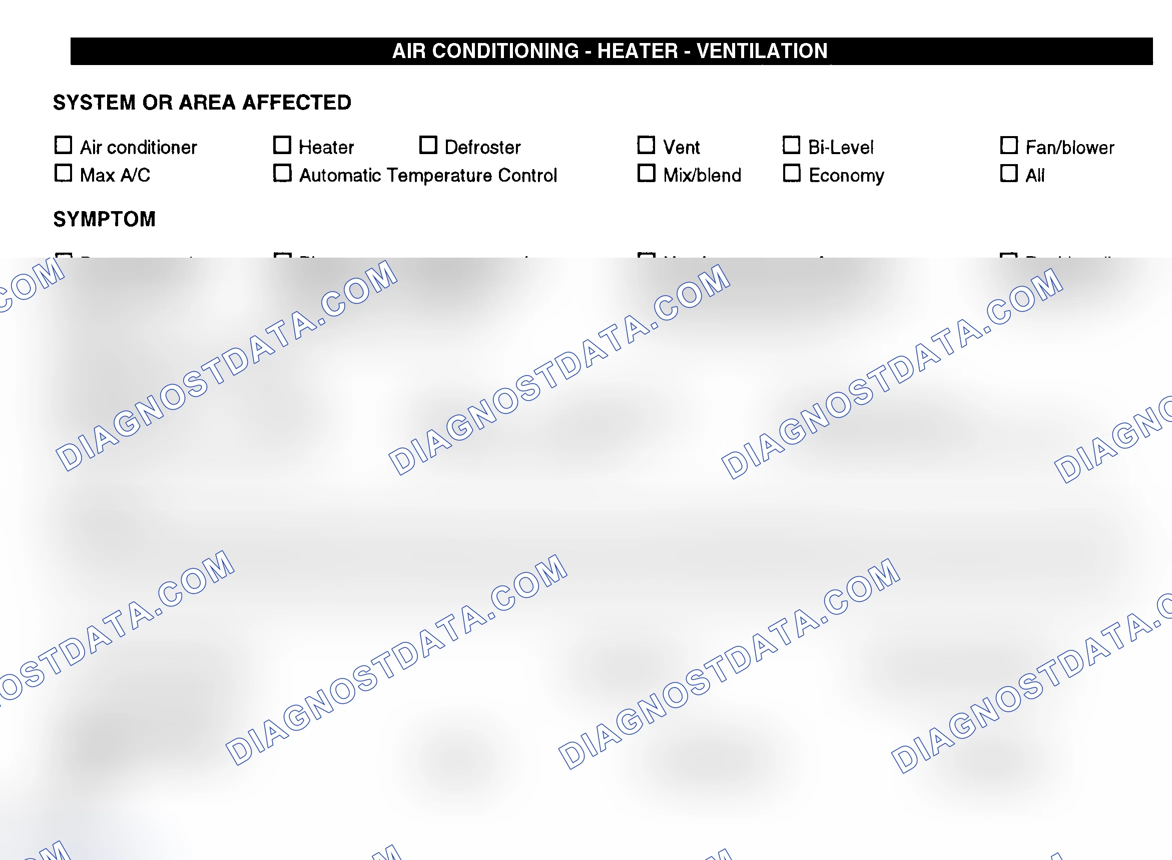 Scheme 8: Air Conditioning, Heater & Ventilation