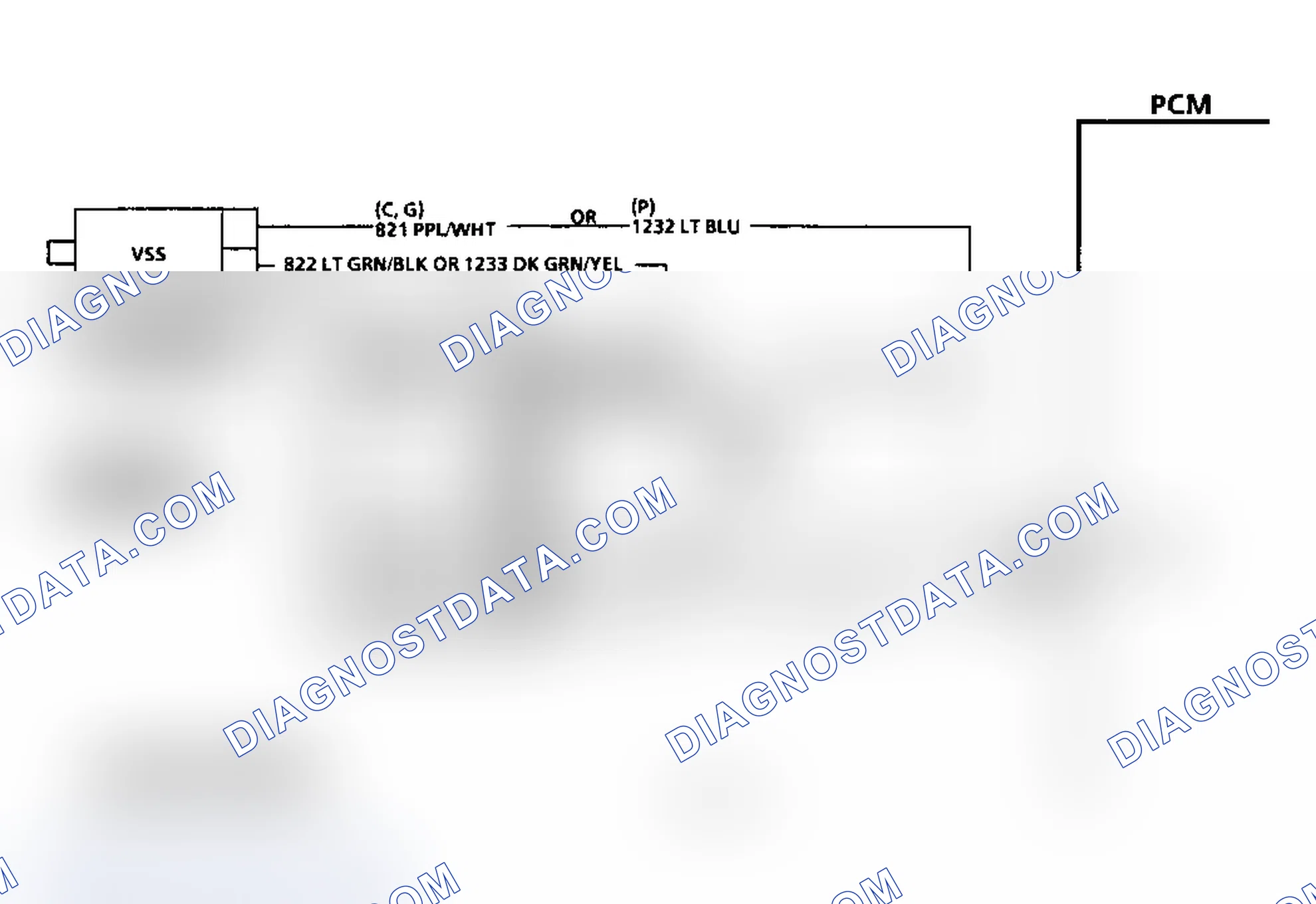 Scheme 216: CODE 24, VEHICLE SPEED SENSOR - 1992 WITH 4L80-E TRANSMISSION