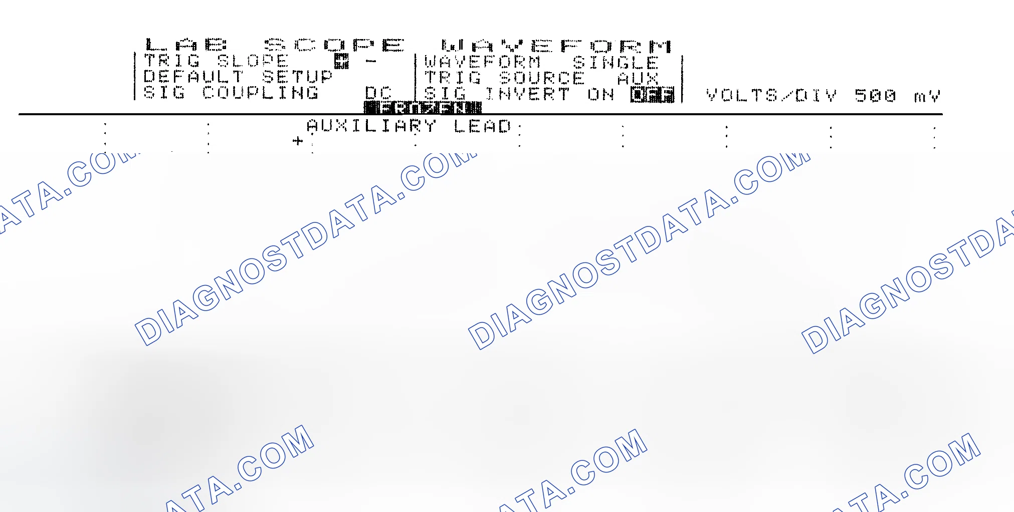Scheme 14: Single Injector w/Excessive Current Flow - Current Pattern