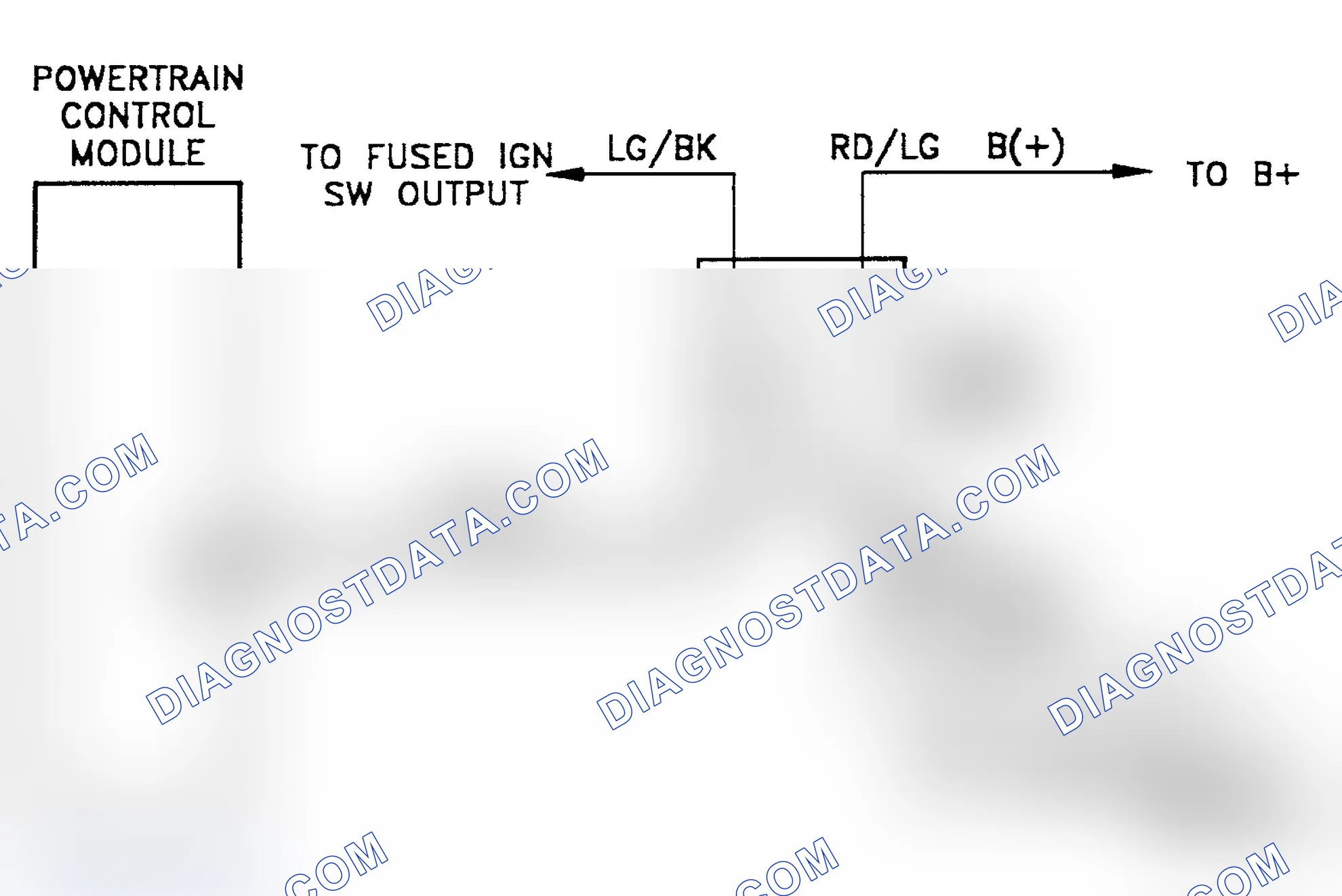 Scheme 44: Test TC-45A - A/C Clutch Relay Circuit Schematic