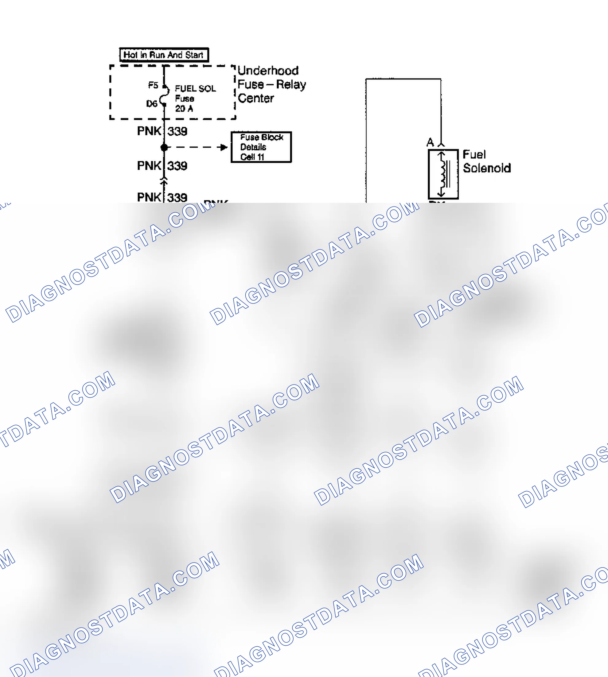 Scheme 28: Engine Shutoff Solenoid Control Circuit Diagram