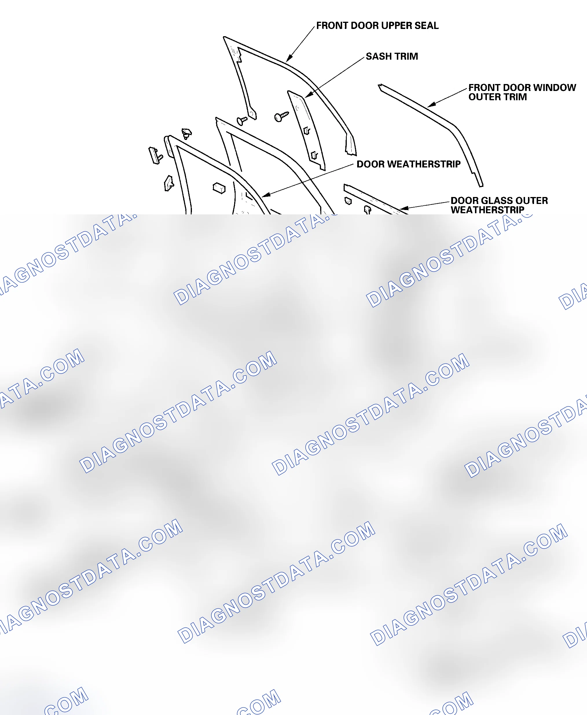 Scheme 1: Component Location Index - Front Door