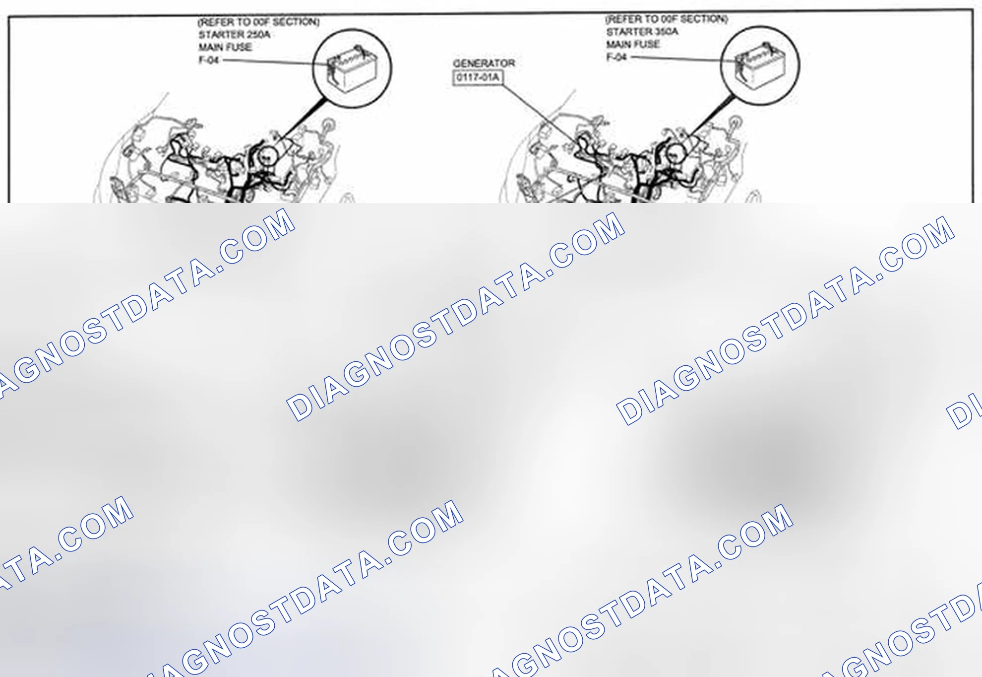 Scheme 105: Charging System (MZR 2.0, MZR 2.5, MZR 2.3 DISI Turbo, SKYACTIV-G 2.0) Wiring Diagram - 117 (1 Of 2)