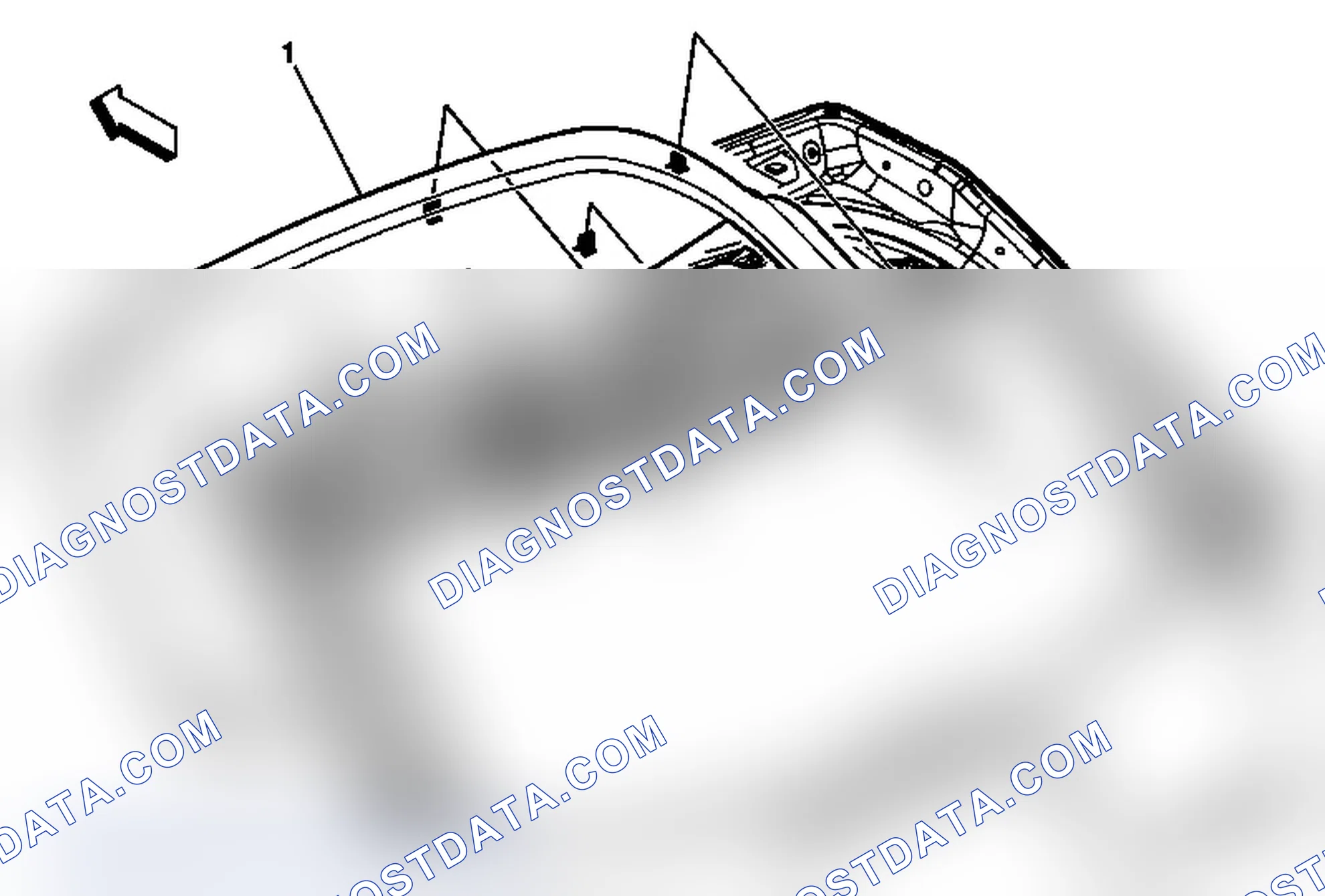 Scheme 57: Liftgate Upper Trim Finish Panel Replacement (Wagon)