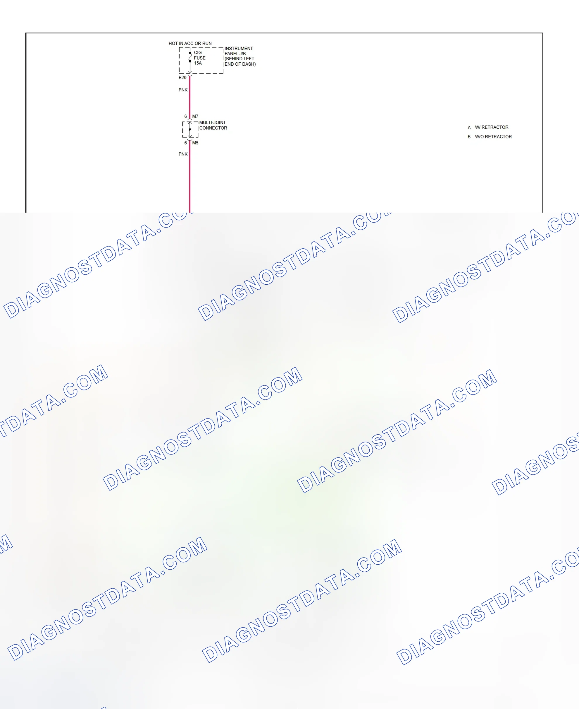 Scheme 38: Power Mirror System Wiring Diagram (Sequoia)
