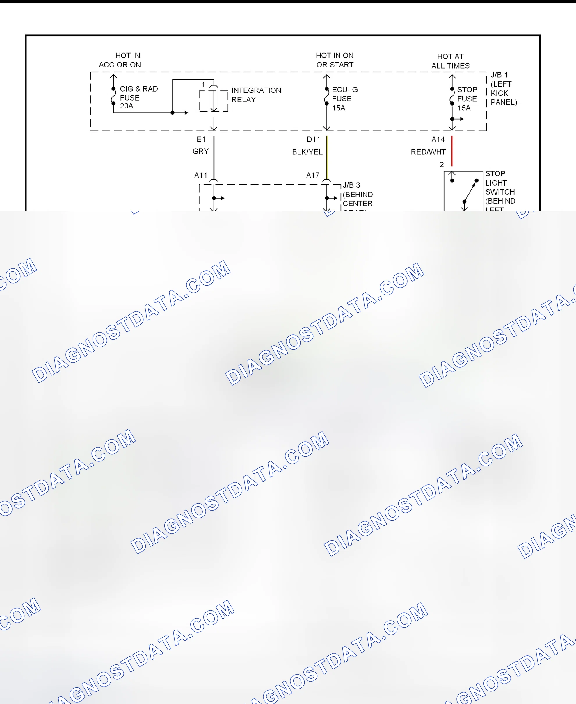 Scheme 13: Shift Interlock System Wiring Diagram (1995-96 Corolla)