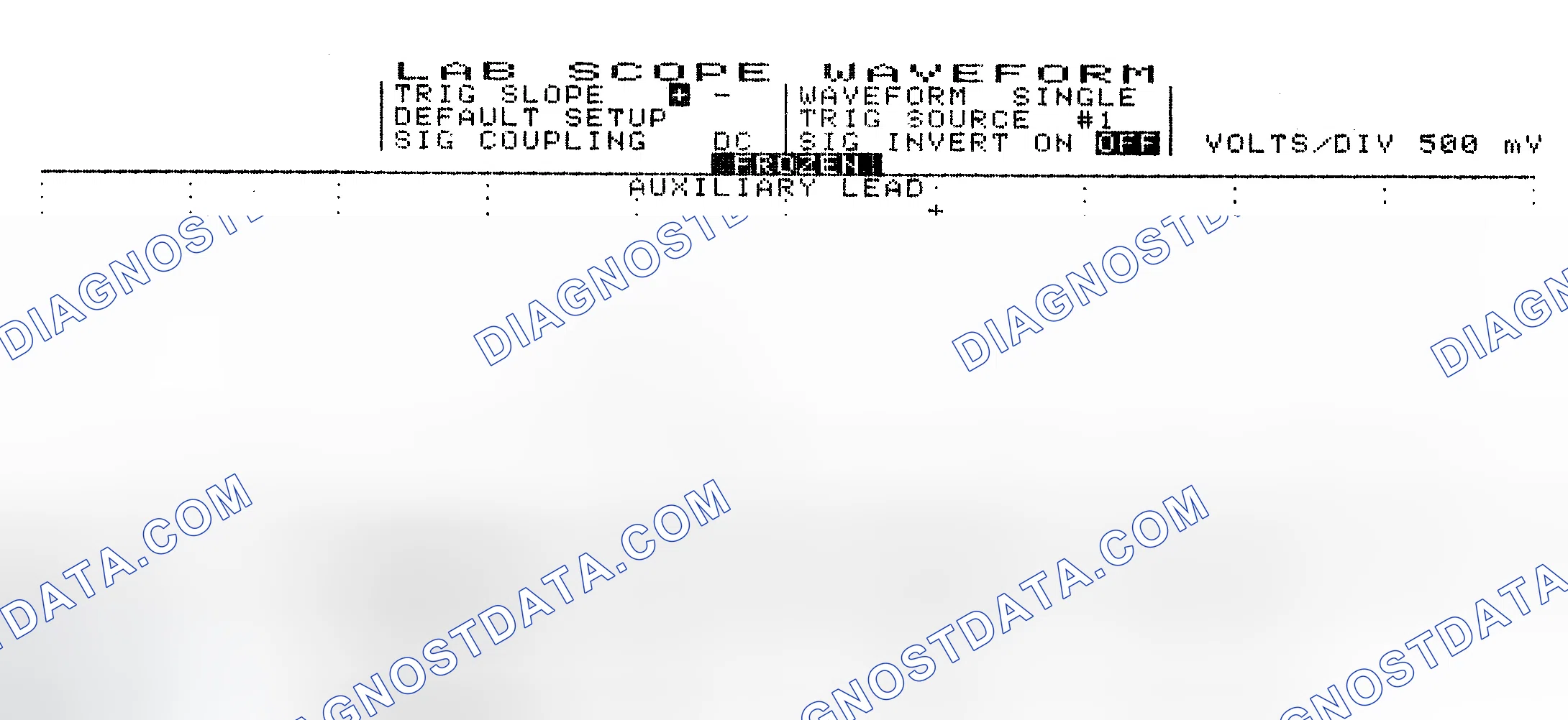 Scheme 10: Single Injector w/Excessive Current Flow - Current Pattern
