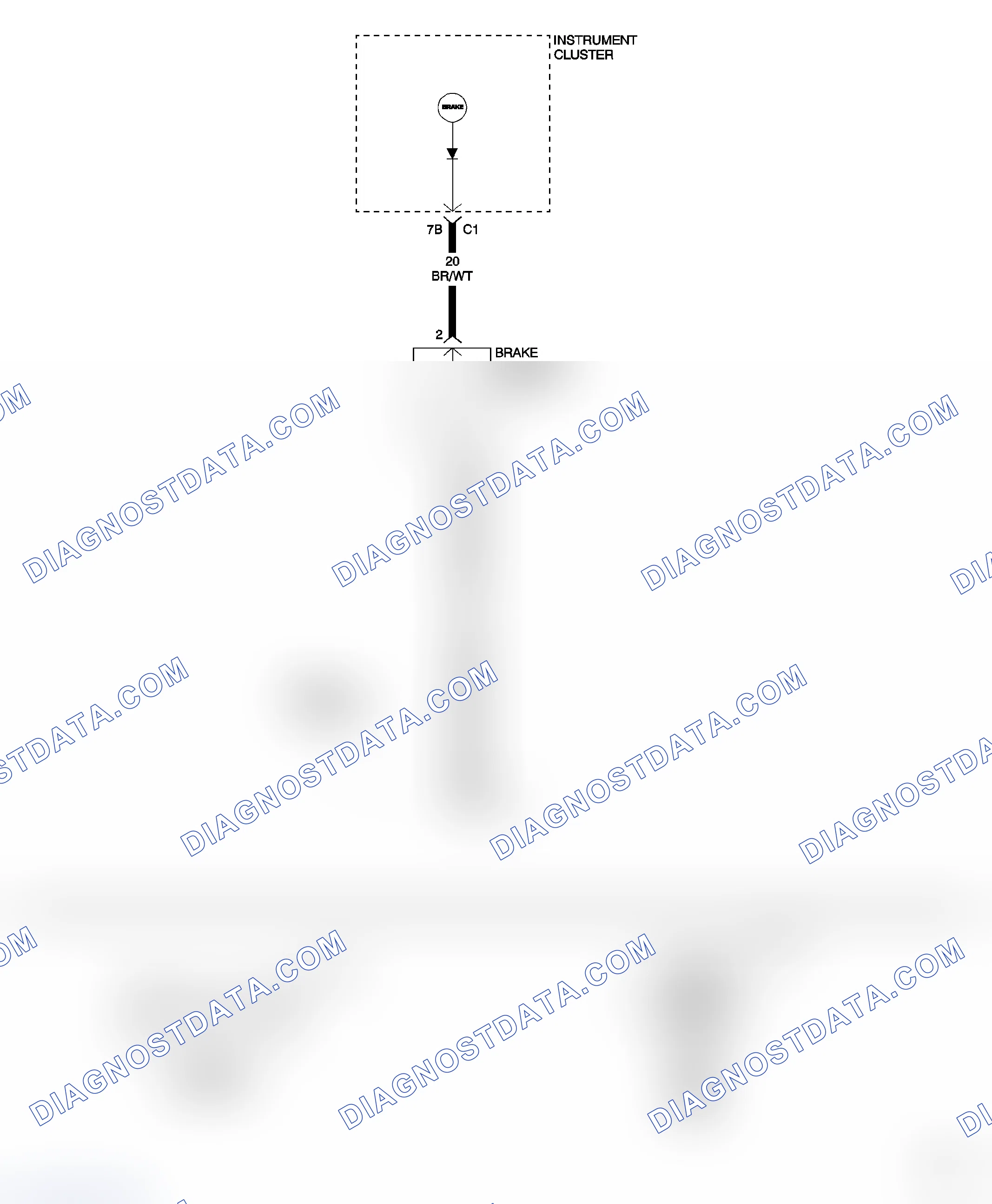 Scheme 561: *BRAKE WARNING INDICATOR INOPERATIVE