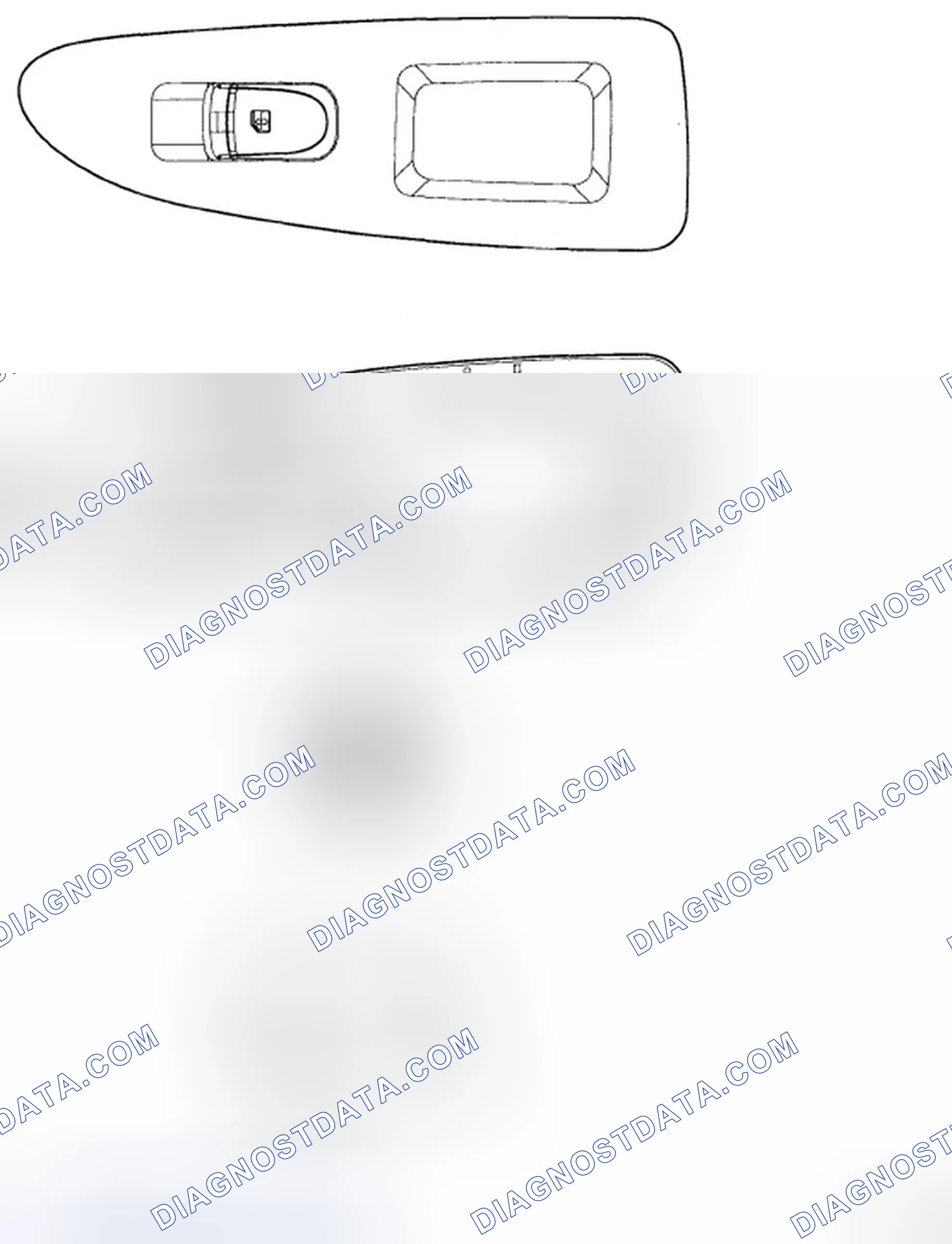 Scheme 67: REAR POWER WINDOW SWITCH