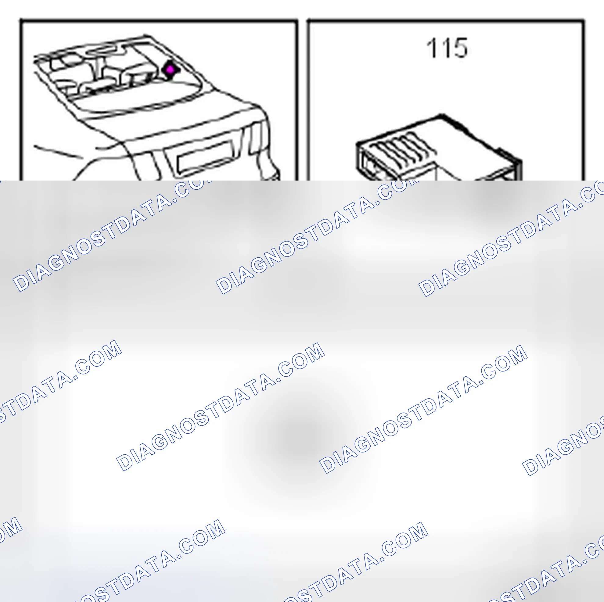 Scheme 599: Heating element, rear window (115)
