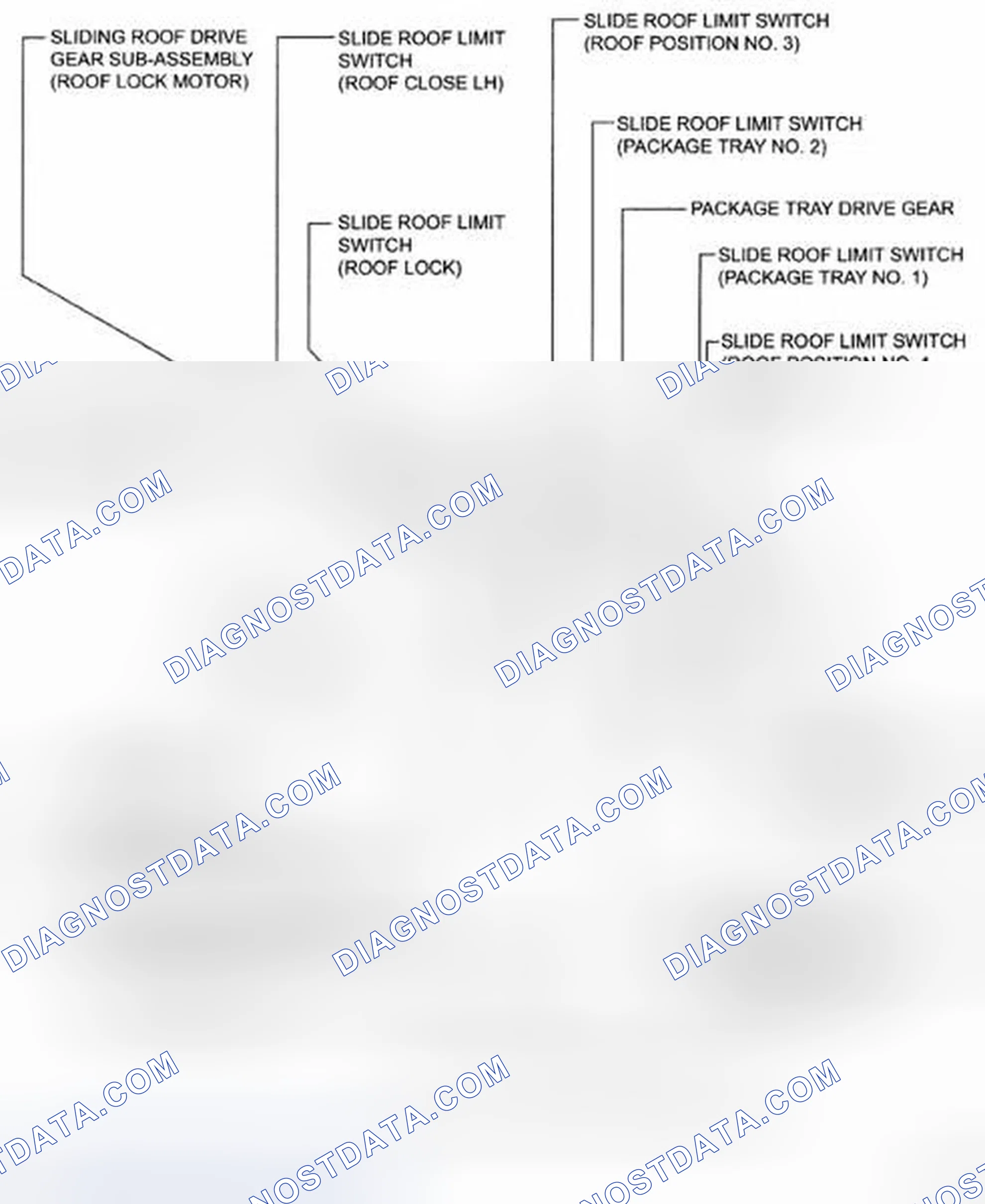 Scheme 364: Identifying Retractable Hardtop System Parts Location (1 Of 4)