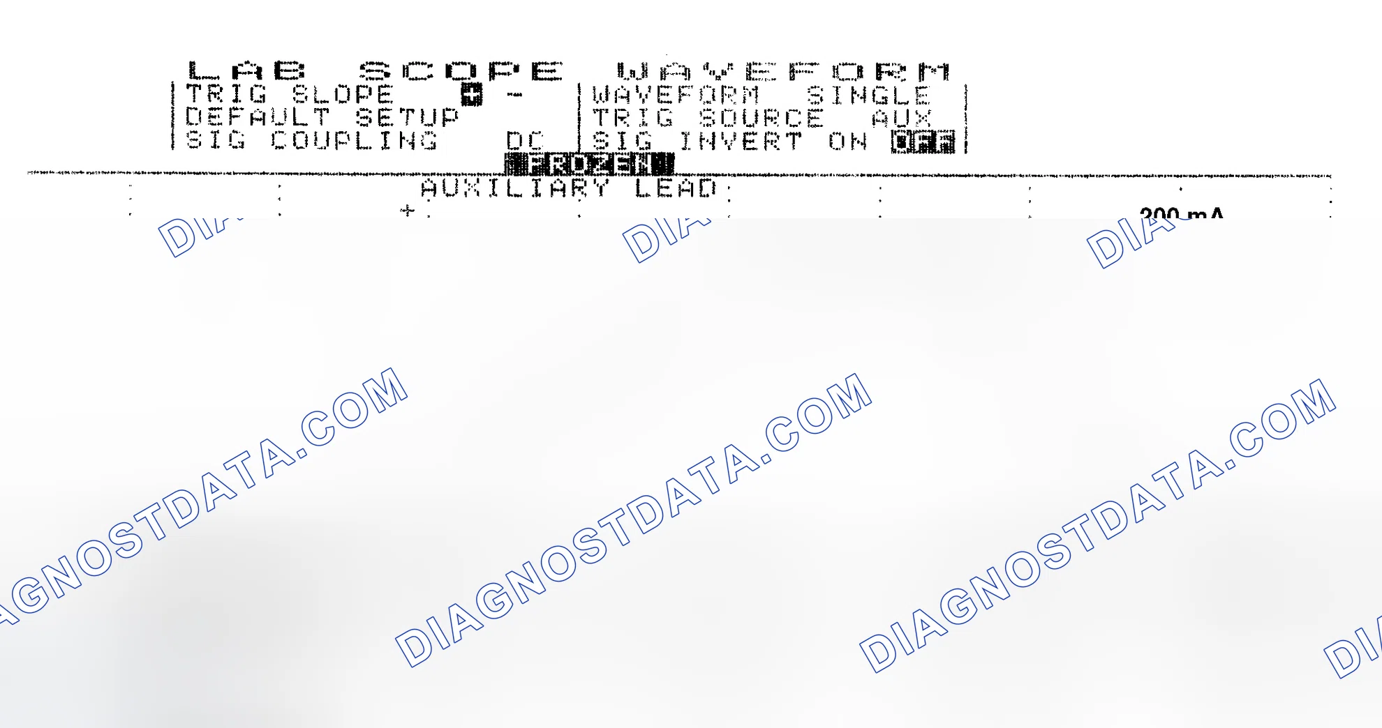 Scheme 13: Single Injector w/Normal Current Flow - Current Pattern