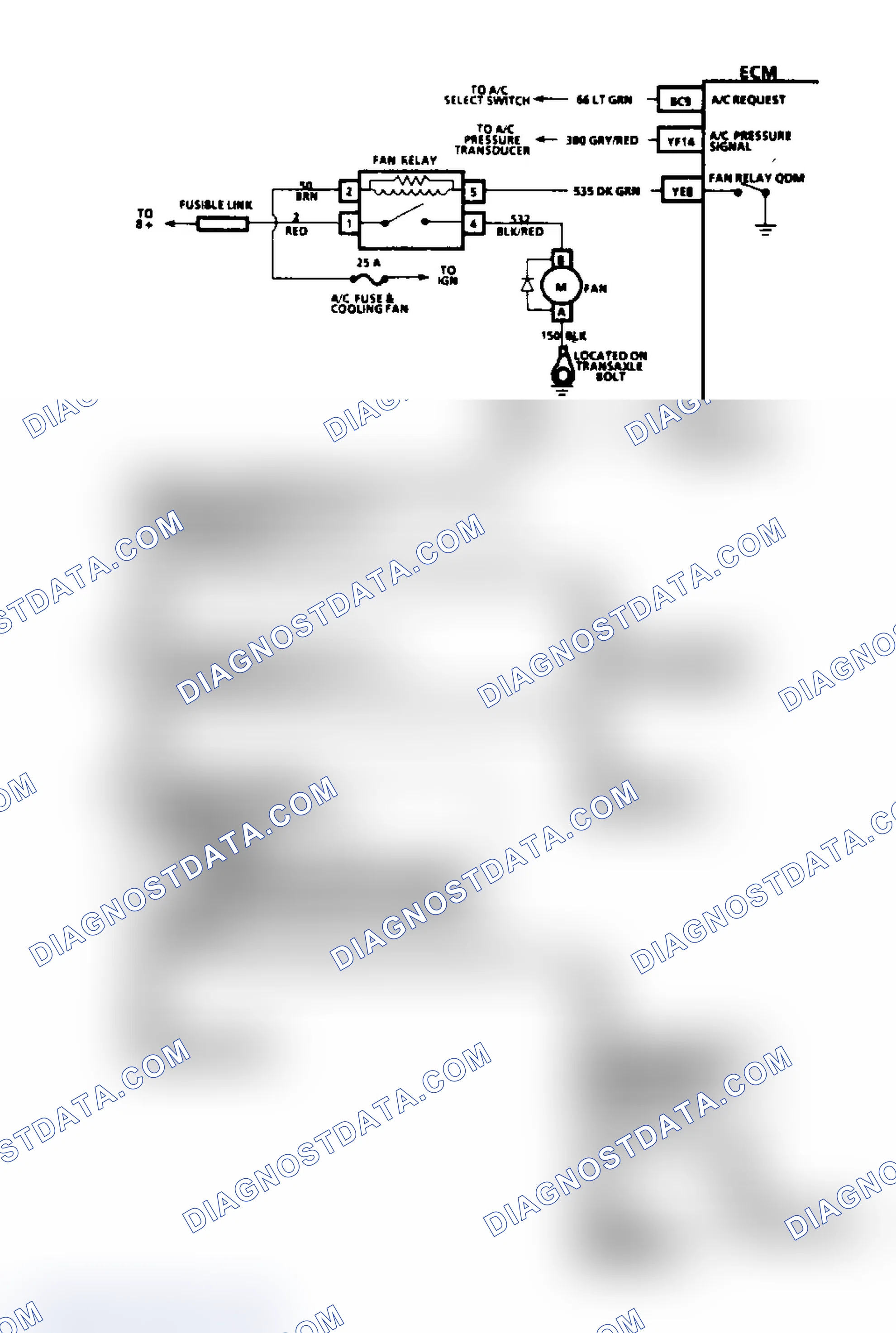 Scheme 6: Cooling Fan Check Functional Check 3.3L - VIN N