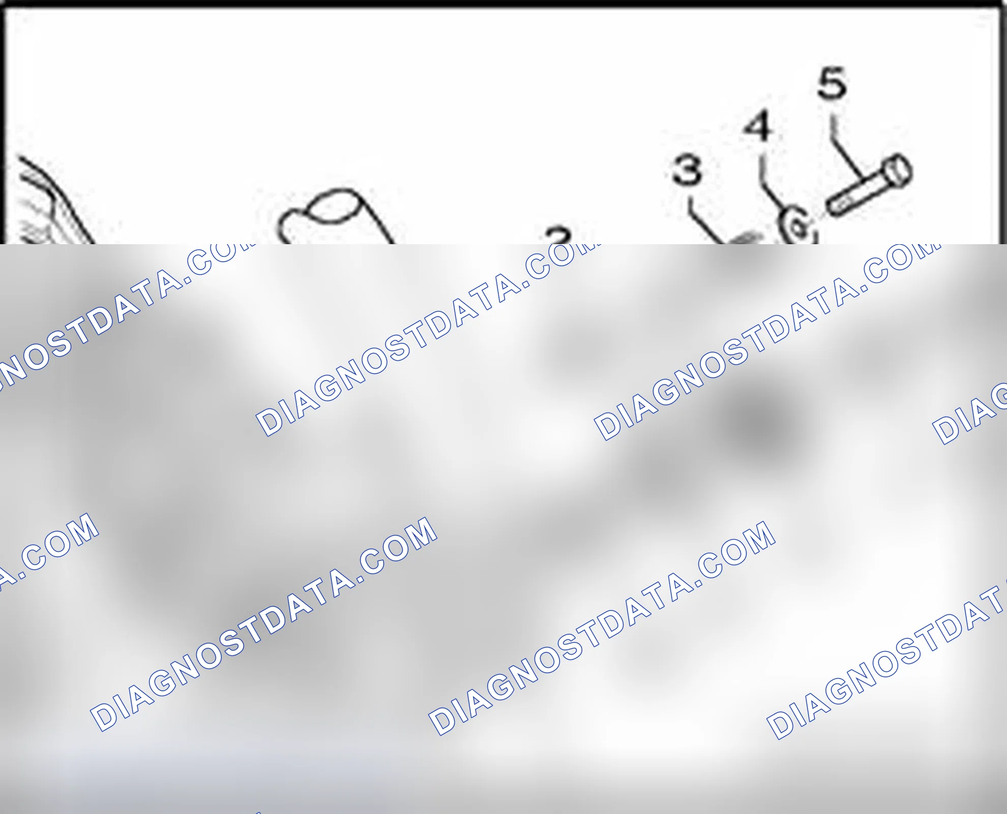 Scheme 661: Individual left mounting components - vehicles with automatic transmission