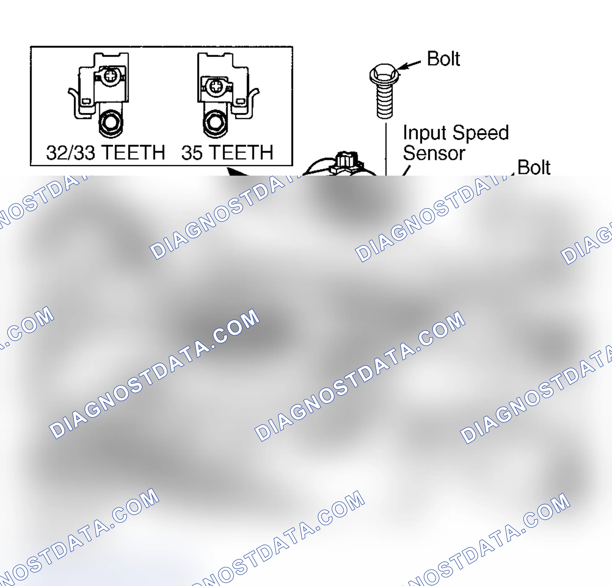 Scheme 69: INPUT SPEED SENSOR & WIRING HARNESS