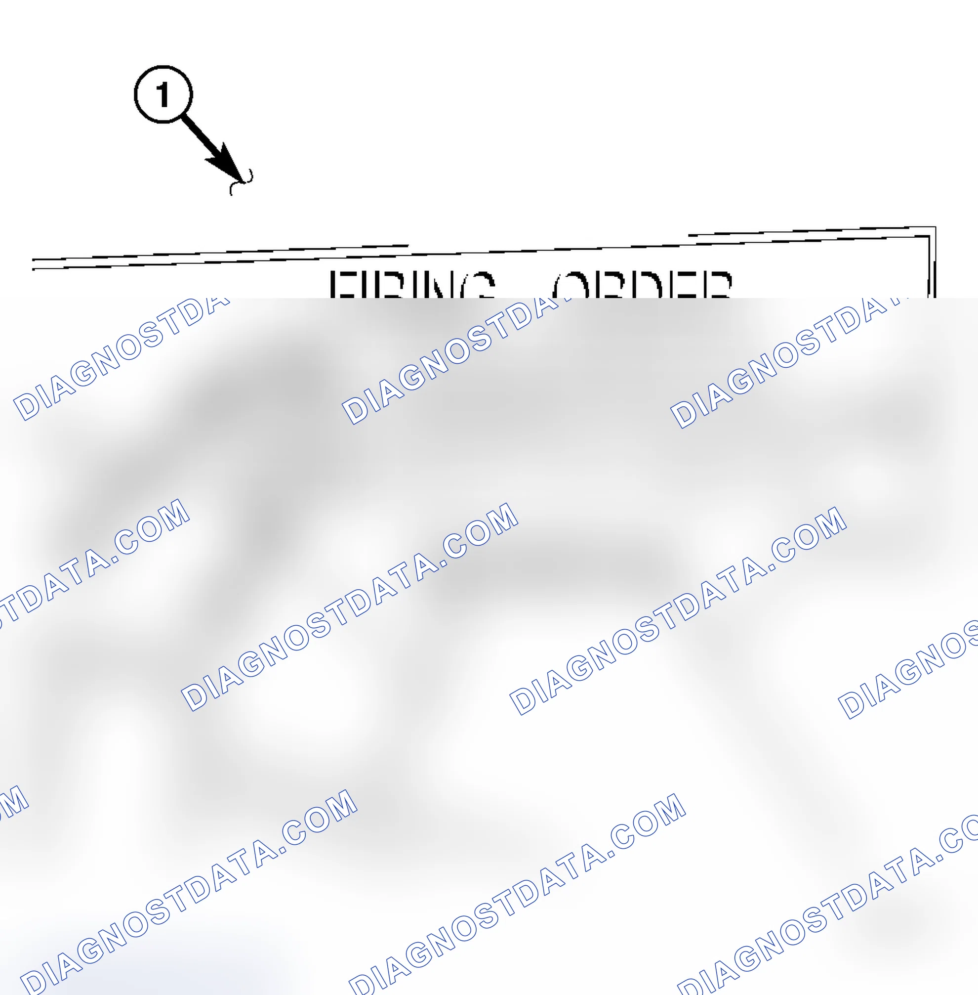 Scheme 16: ENGINE FIRING ORDER - 5.7L