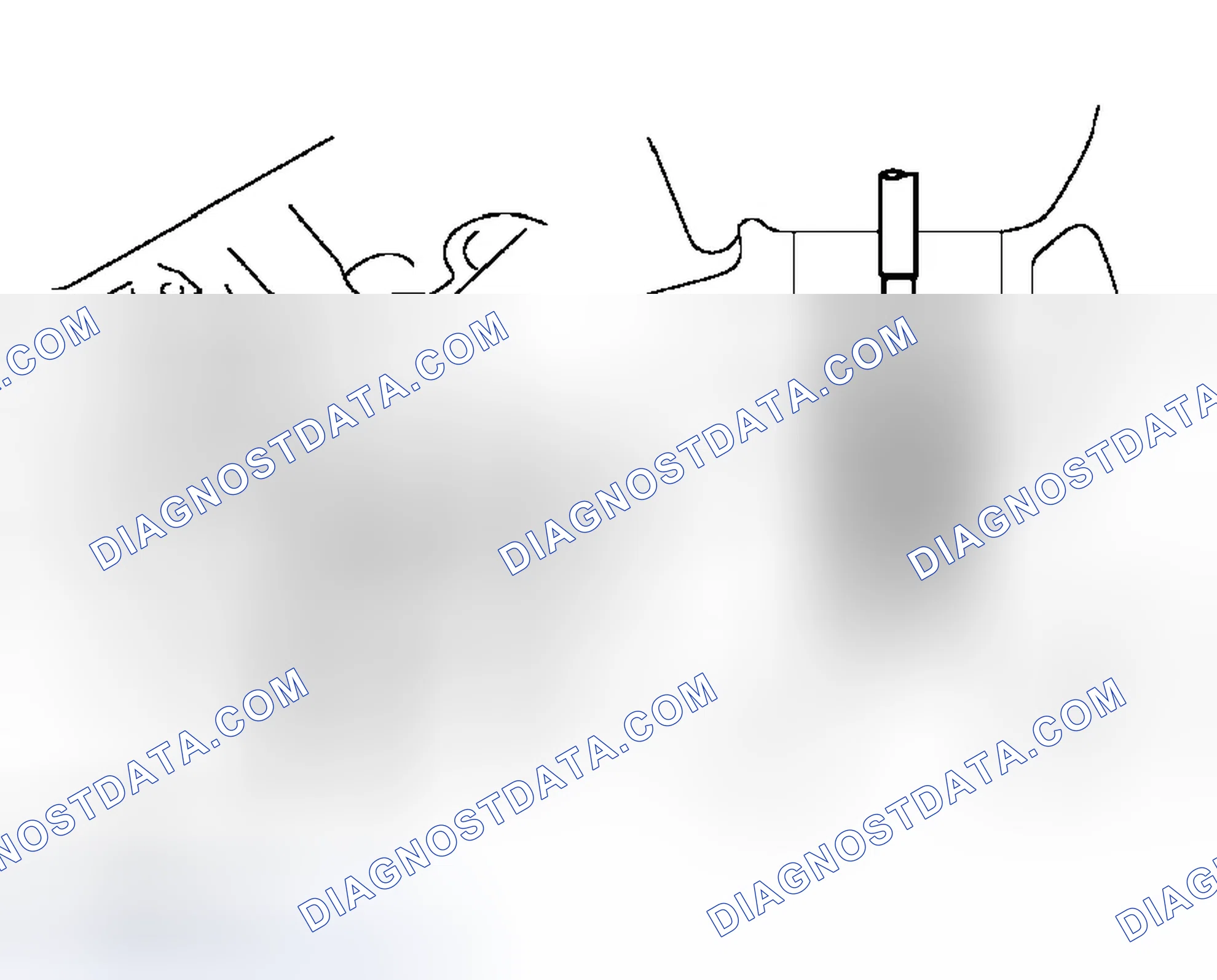 Scheme 117: Measuring specified clearance Between Guide Bushing And Valve Stem