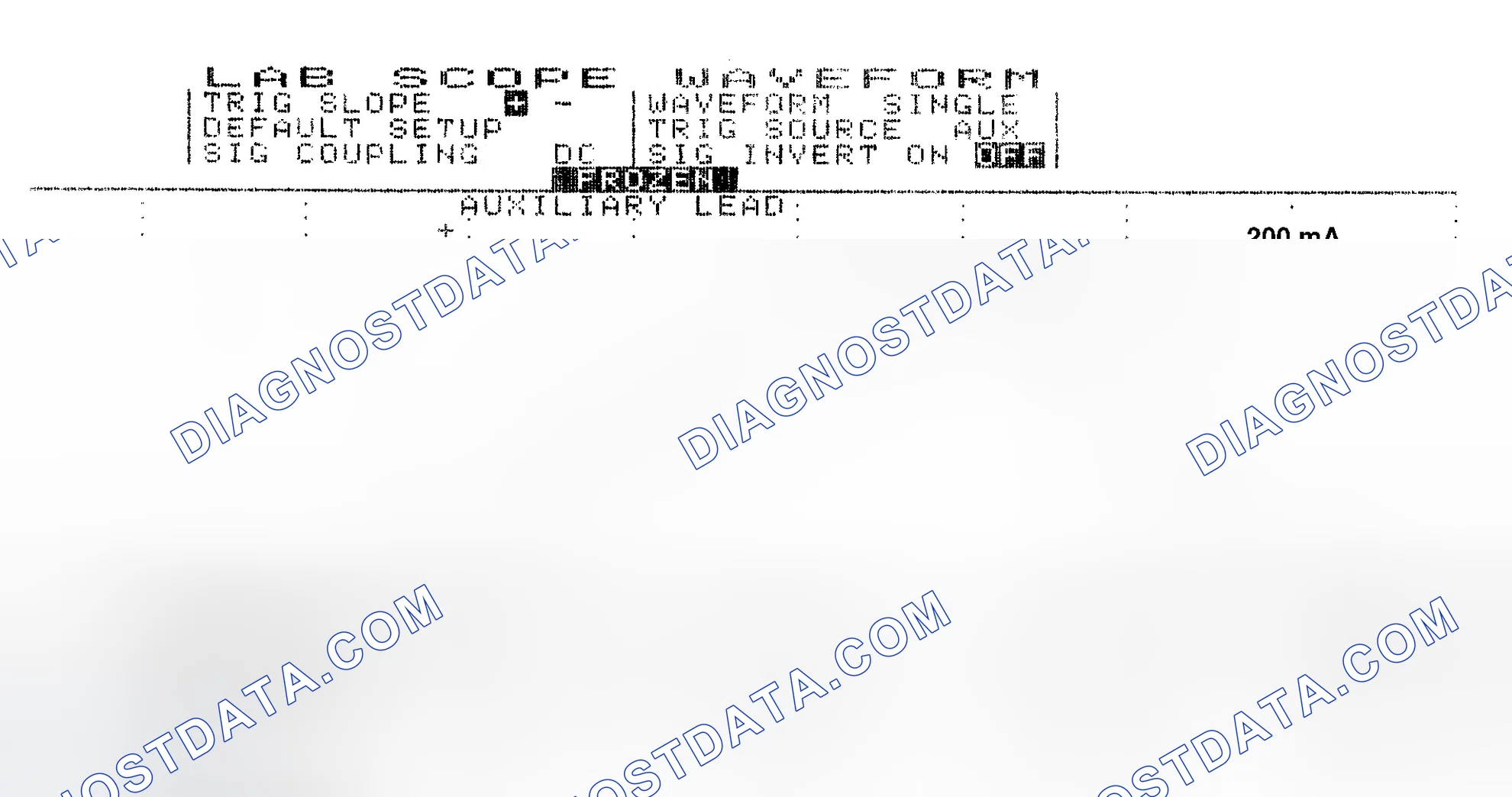 Scheme 13: Single Injector w/Normal Current Flow - Current Pattern