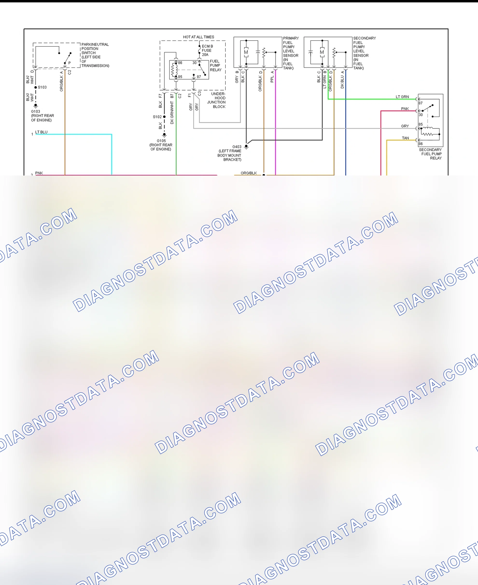 Scheme 70: PCM Wiring Diagram (Sierra & Silverado - 8.1L - 2 Of 5)
