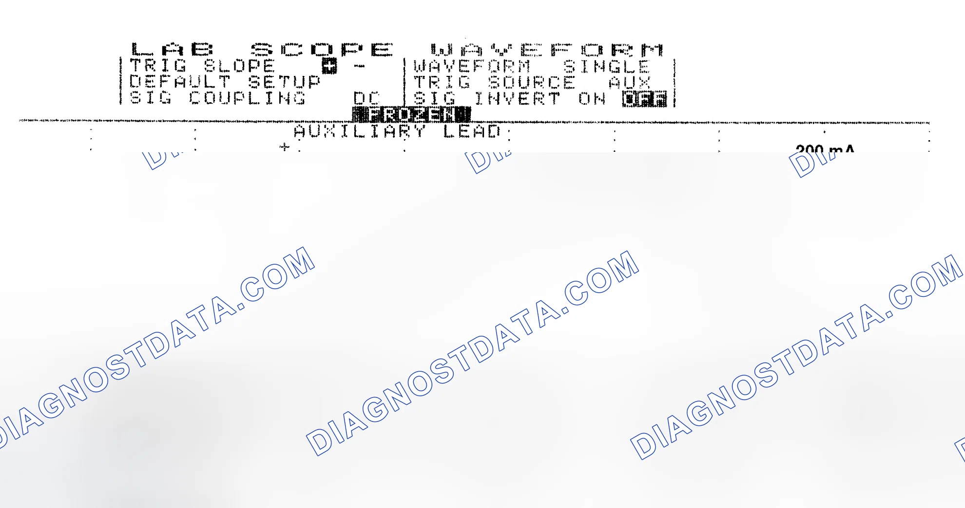 Scheme 13: Single Injector w/Normal Current Flow - Current Pattern
