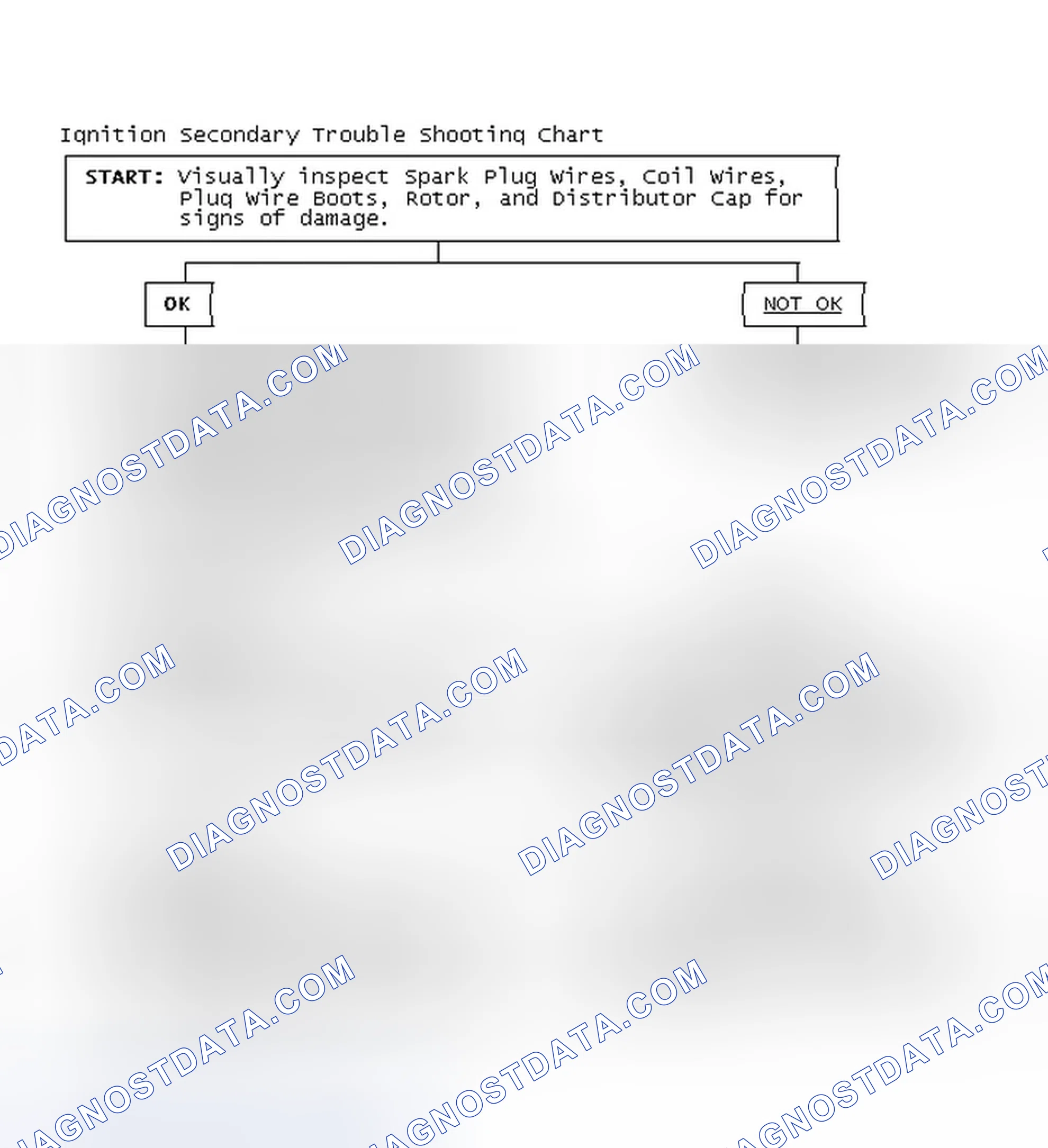 Scheme 1: Ignition Secondary Trouble Shooting Chart