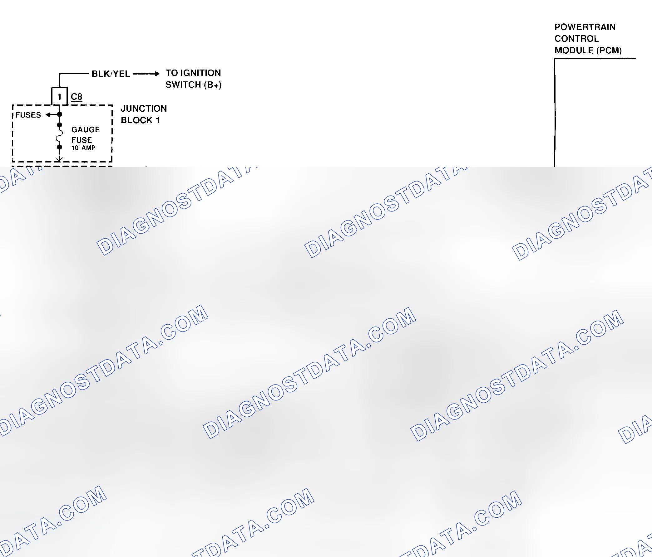 Scheme 82: CODE 42 - Schematic (Prizm LSi) Vehicle Speed Sensor, Open Or Shorted Circuit