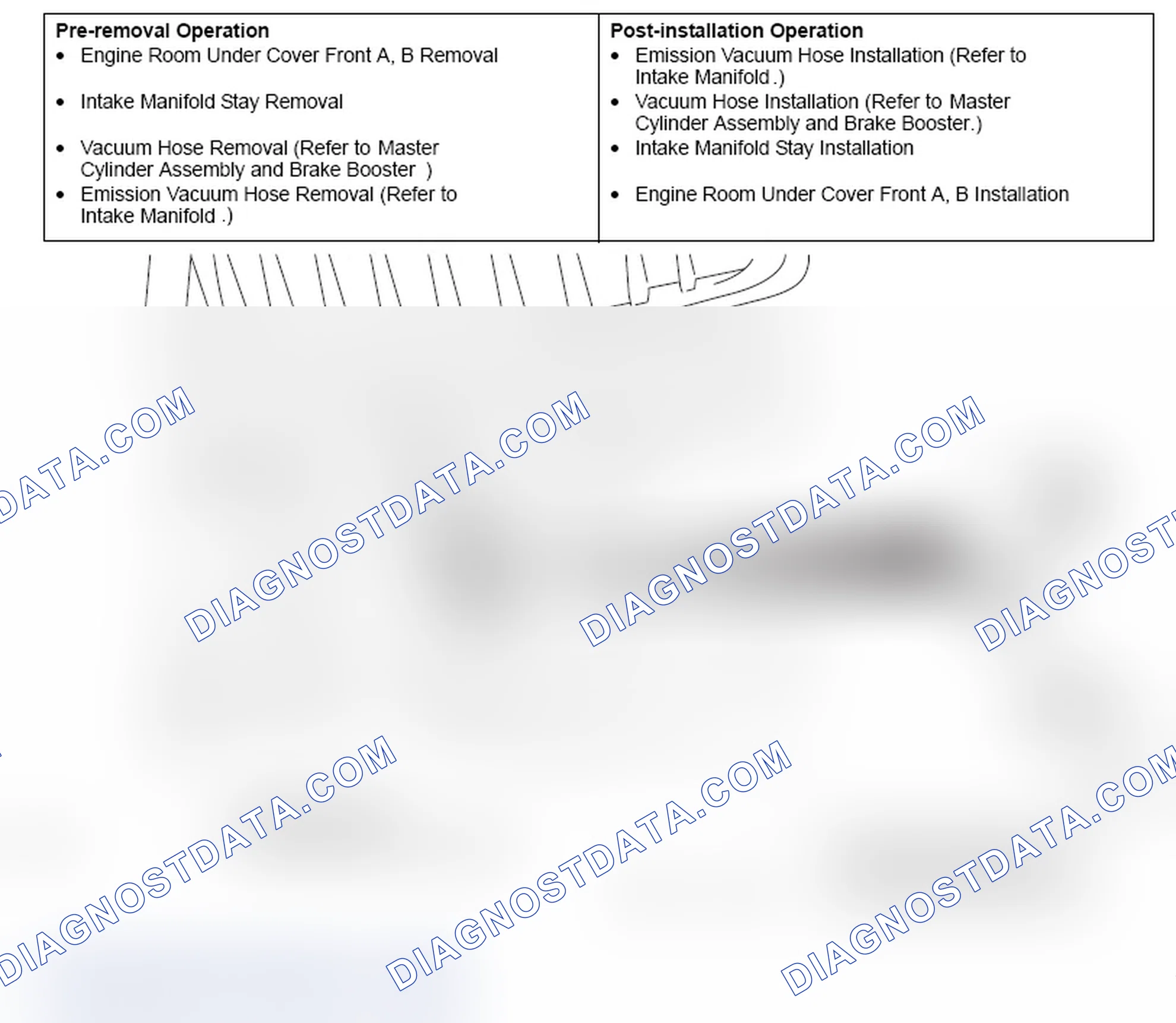 Scheme 12: REMOVAL AND INSTALLATION < 2.0L ENGINE NON-TURBO, 2.4L ENGINE >
