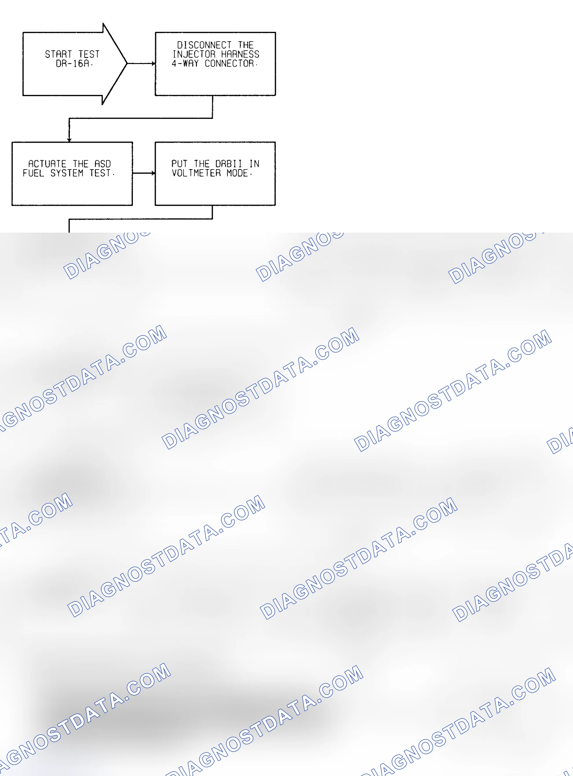 Scheme 272: Test DR-16A (1 of 2) Injector No. 1 Control Circuit