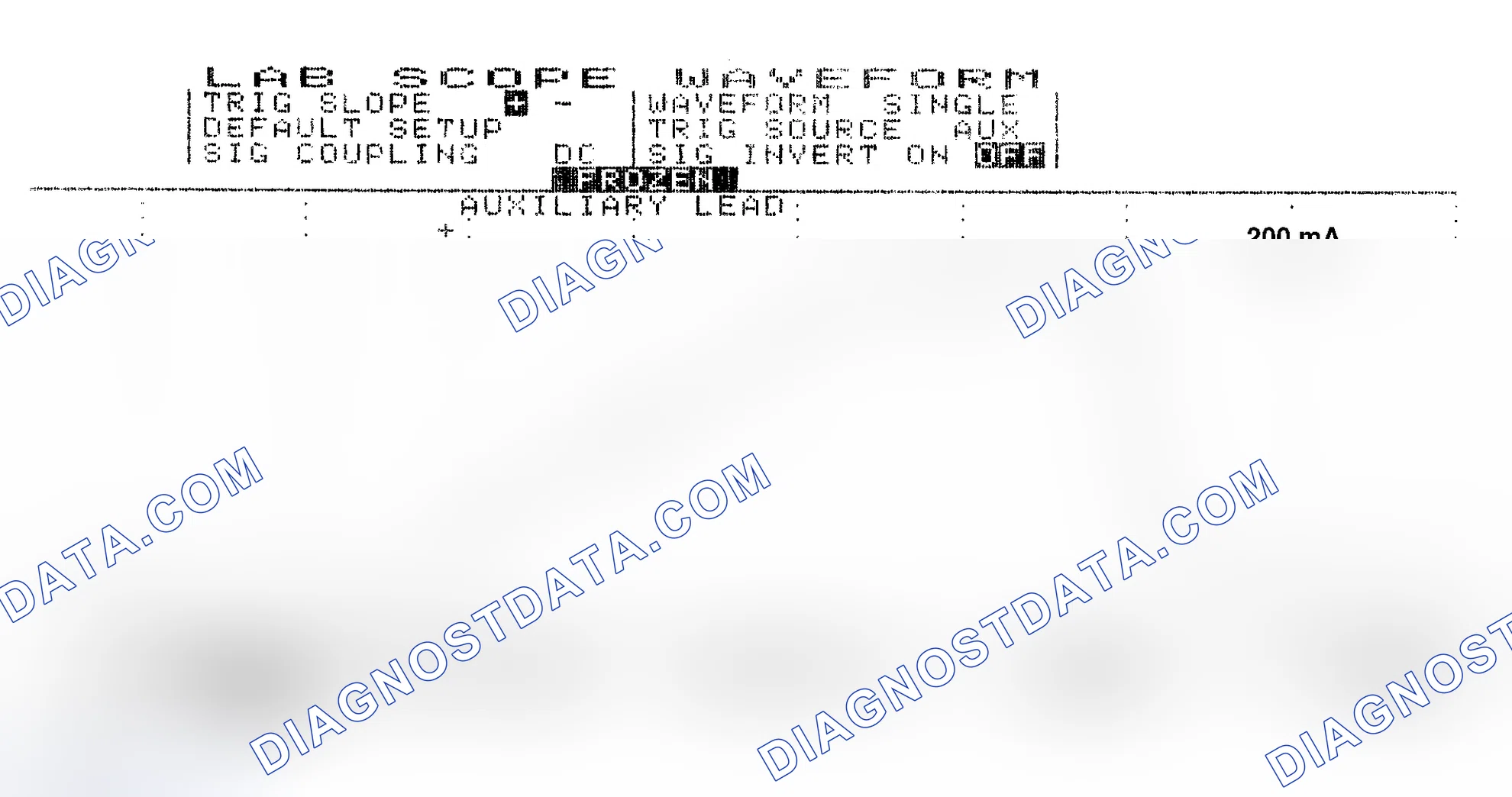 Scheme 13: Single Injector w/Normal Current Flow - Current Pattern