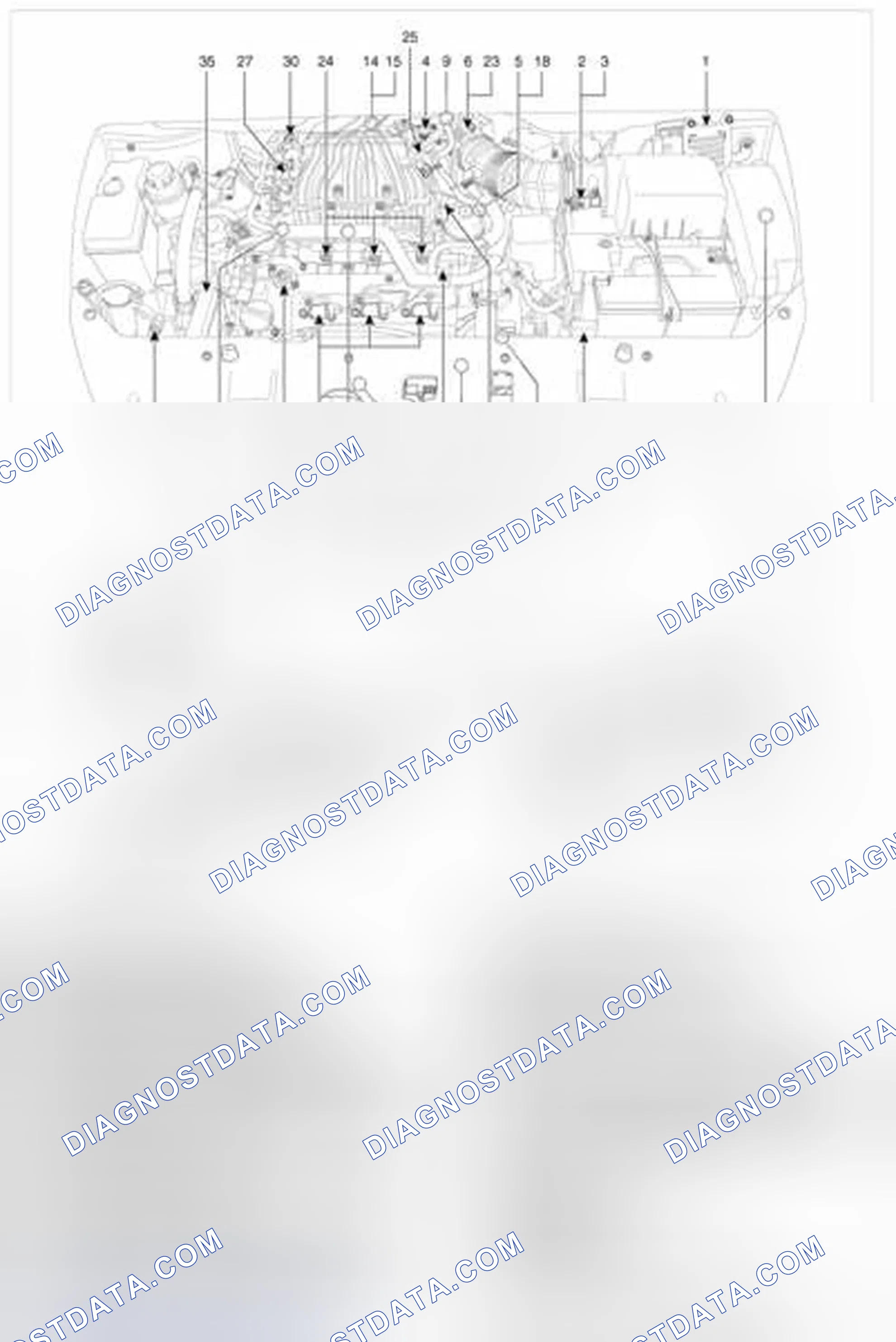 Fig. 5: Identifying Engine Control System Components Location (1 Of 5)