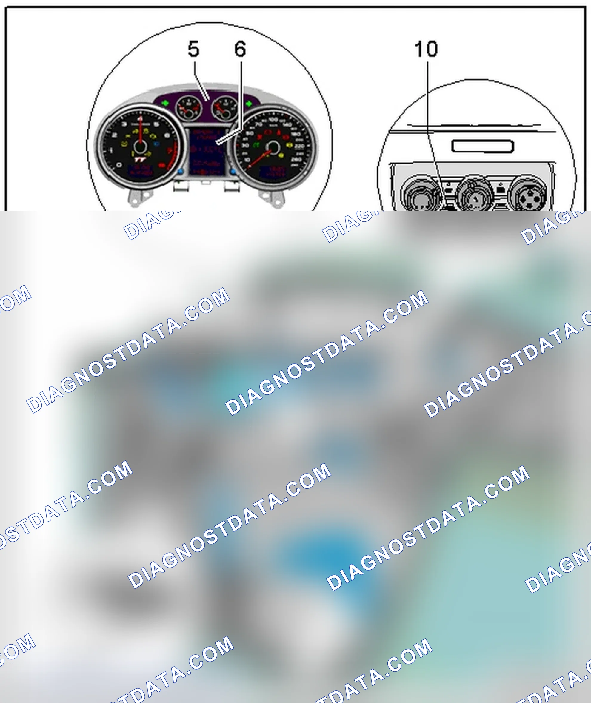 Scheme 114: A/C COMPONENTS INSIDE PASSENGER COMPARTMENT, LEFT SIDE