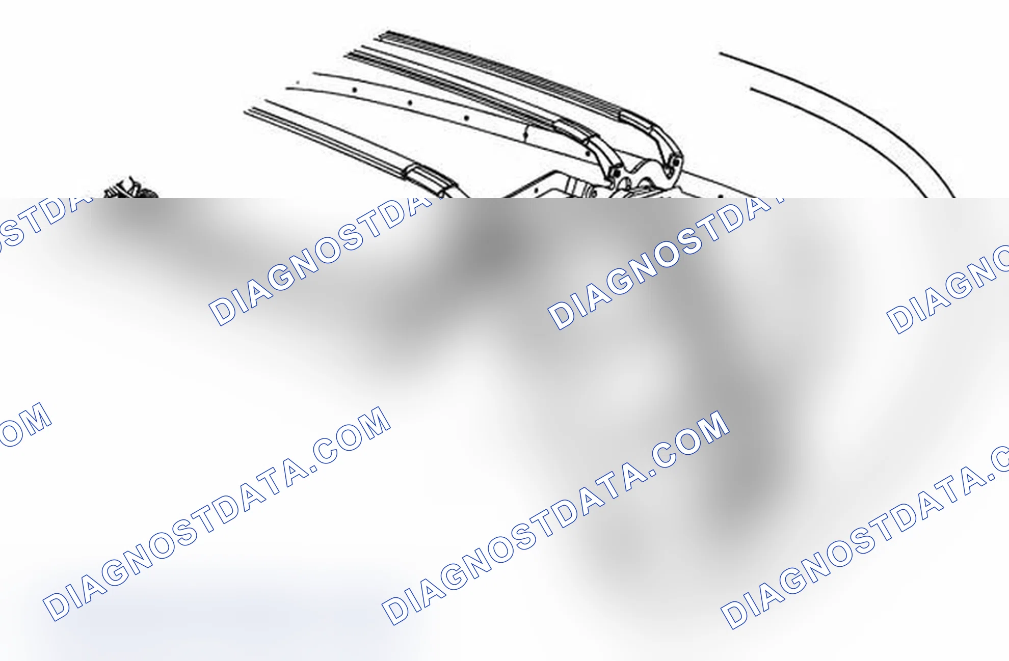 Scheme 13: Folding Top Side Rear Weatherstrip Replacement