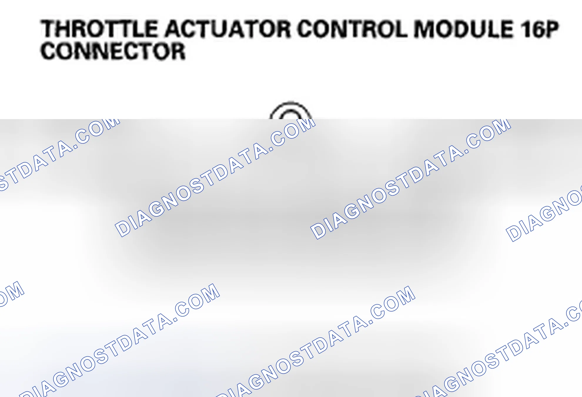 Scheme 311: DTC P2118: Throttle Actuator Current Range/Performance Problem