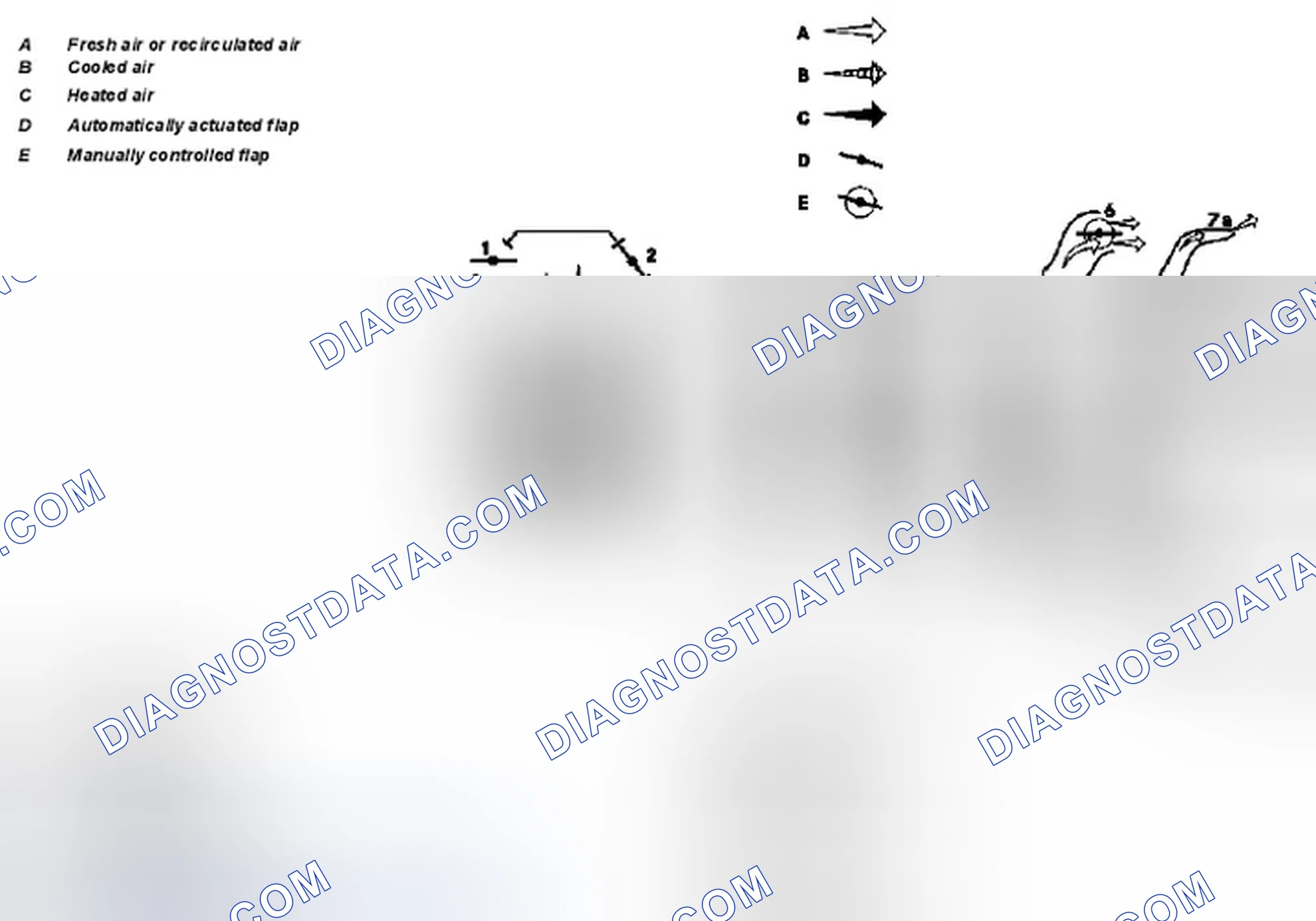 Scheme 181: Air conditioning housing, function - GF83.30-P-2104-02A