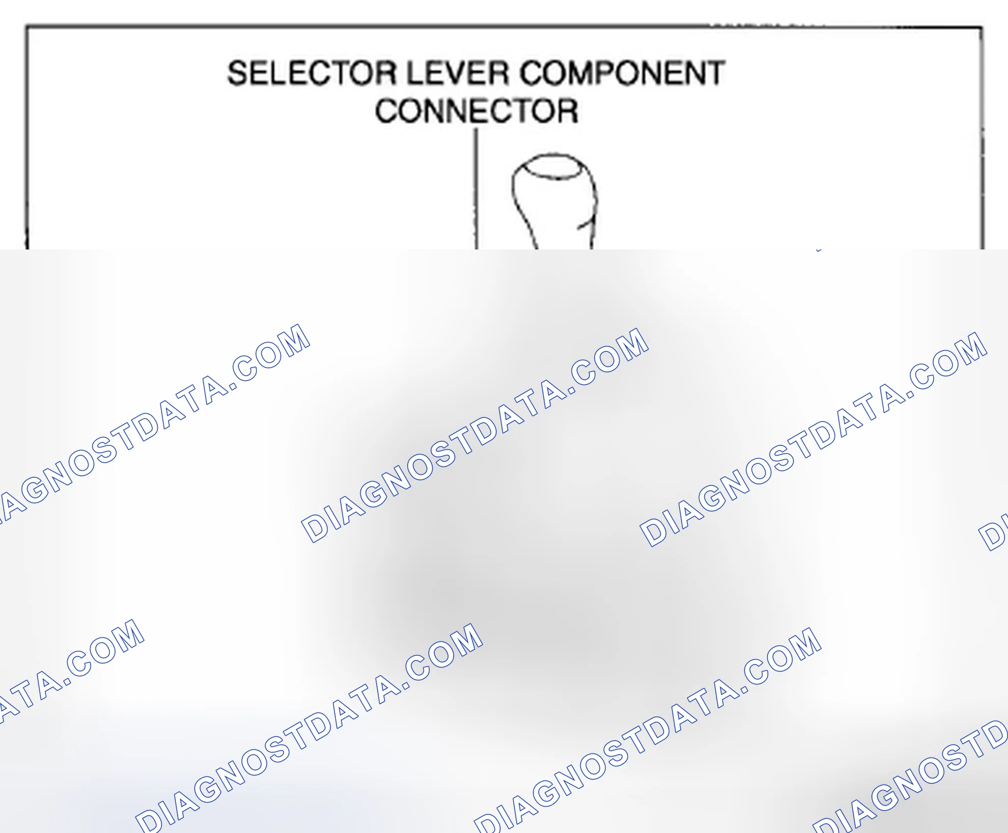 Scheme 1236: Selector Lever Removal/Installation