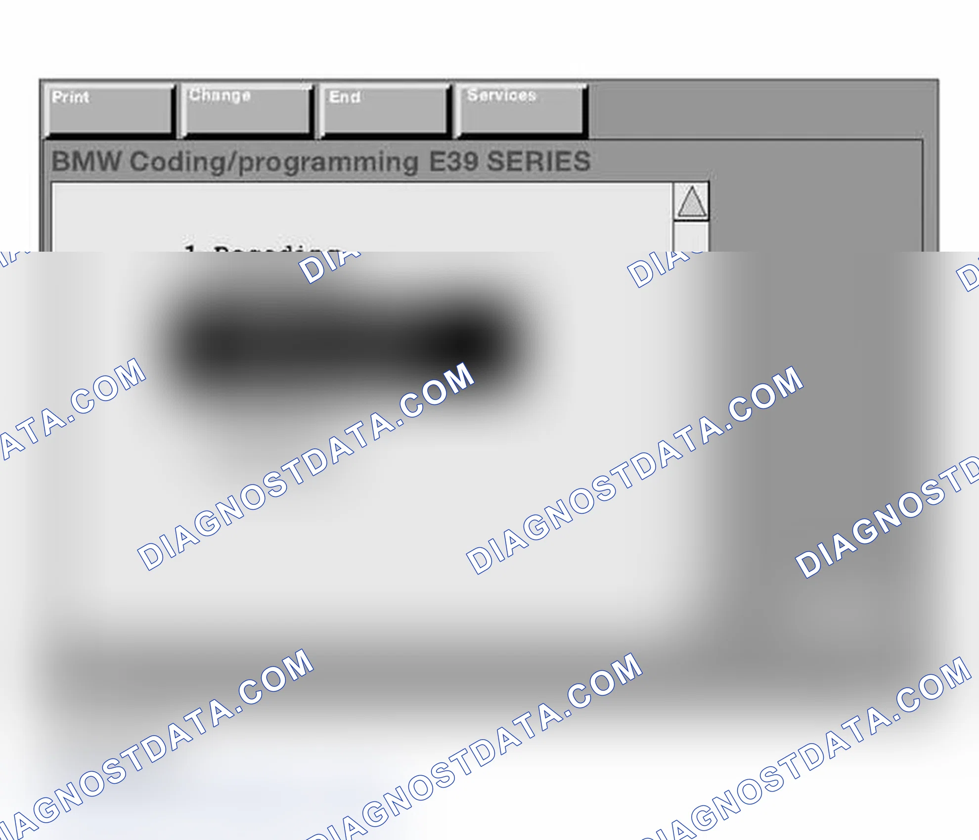 Scheme 50: Display of ZCS for Printout