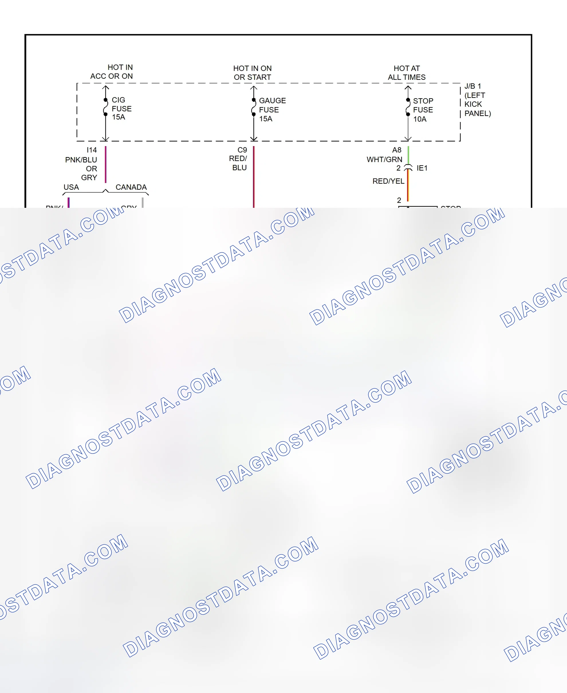 Scheme 16: Shift Interlock System Wiring Diagram (1995 Paseo)