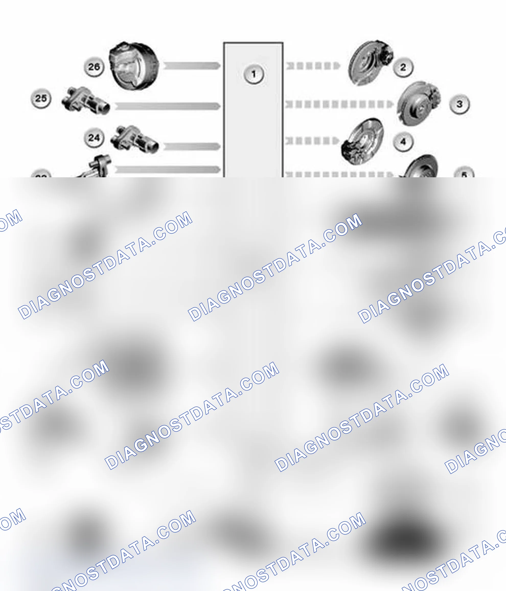 Scheme 25: Inputs/Outputs - E90, E91 (All-Wheel Drive)