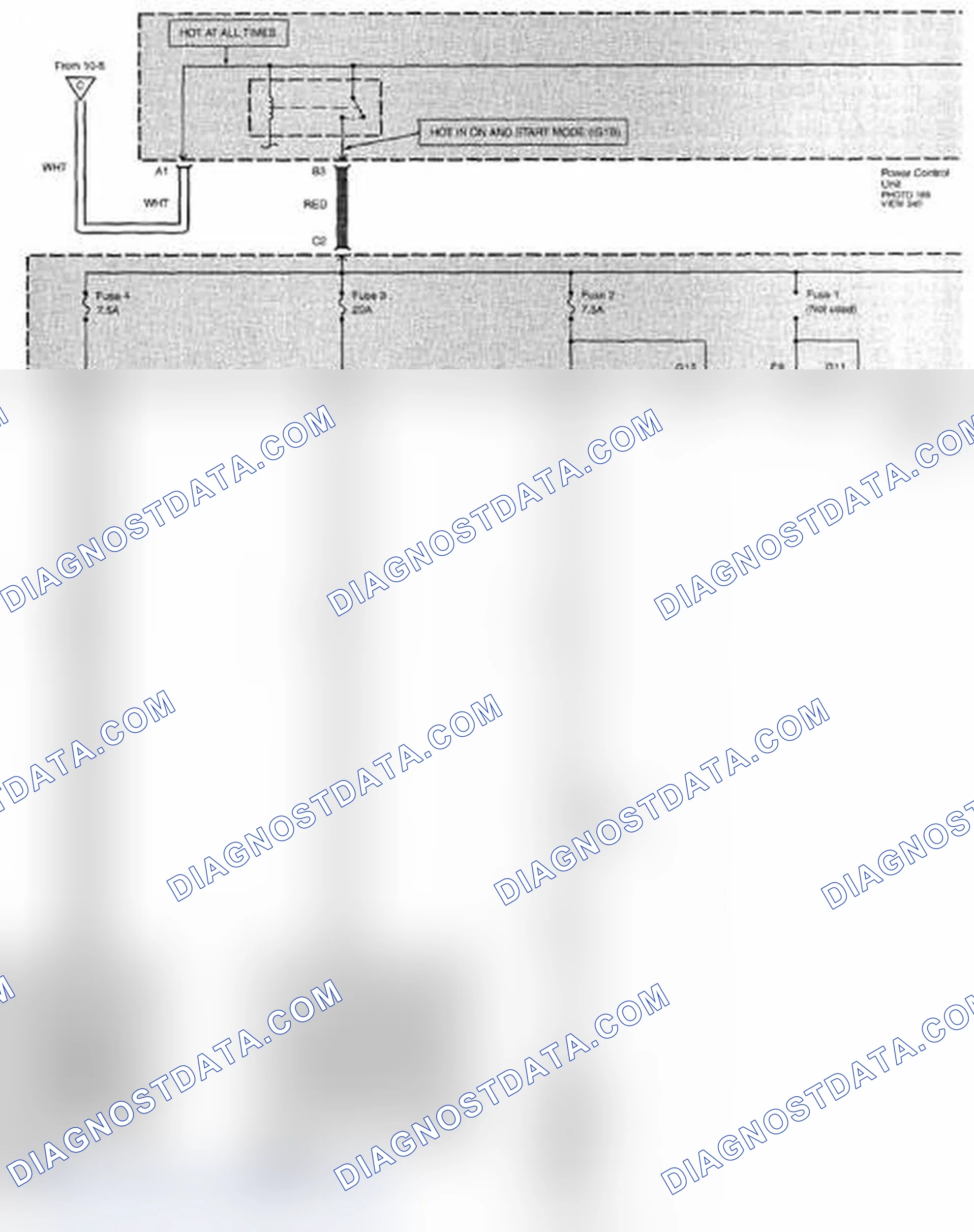 Scheme 112: Power Distribution Circuit Diagram - Keyless Access (Page 10-29)