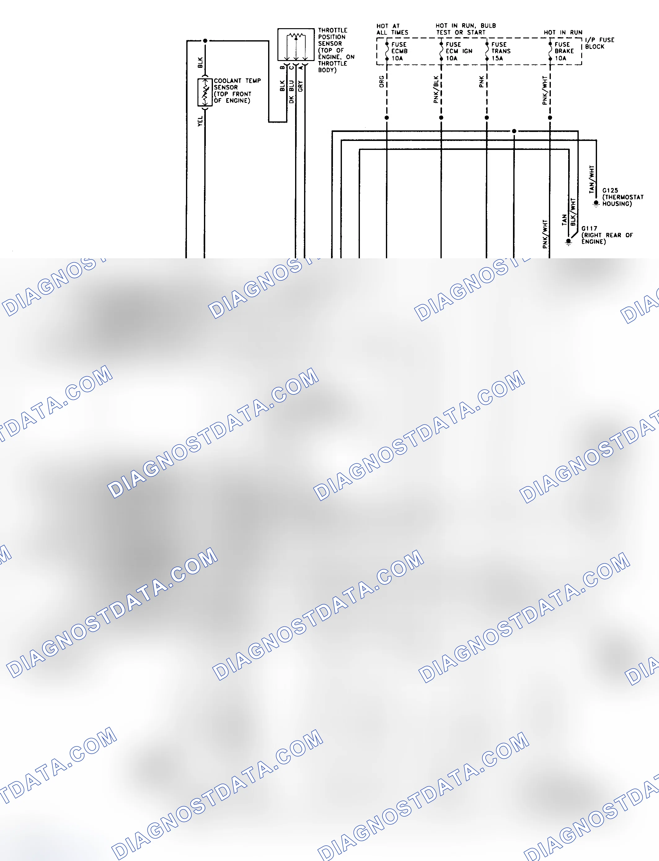 Scheme 190: 4L80-E Wiring Diagram (1994 "G" Series - Gasoline)