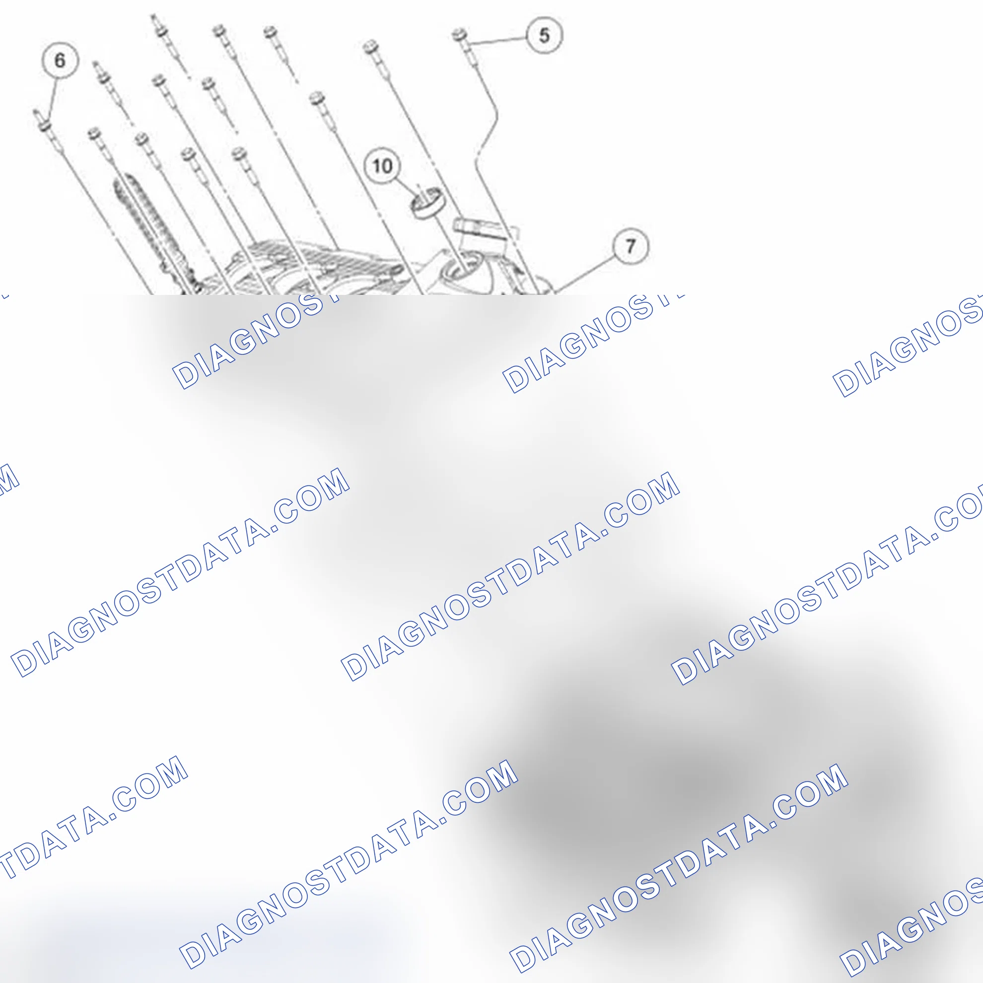 Scheme 538: RH Valve Cover (View 2 of 2)