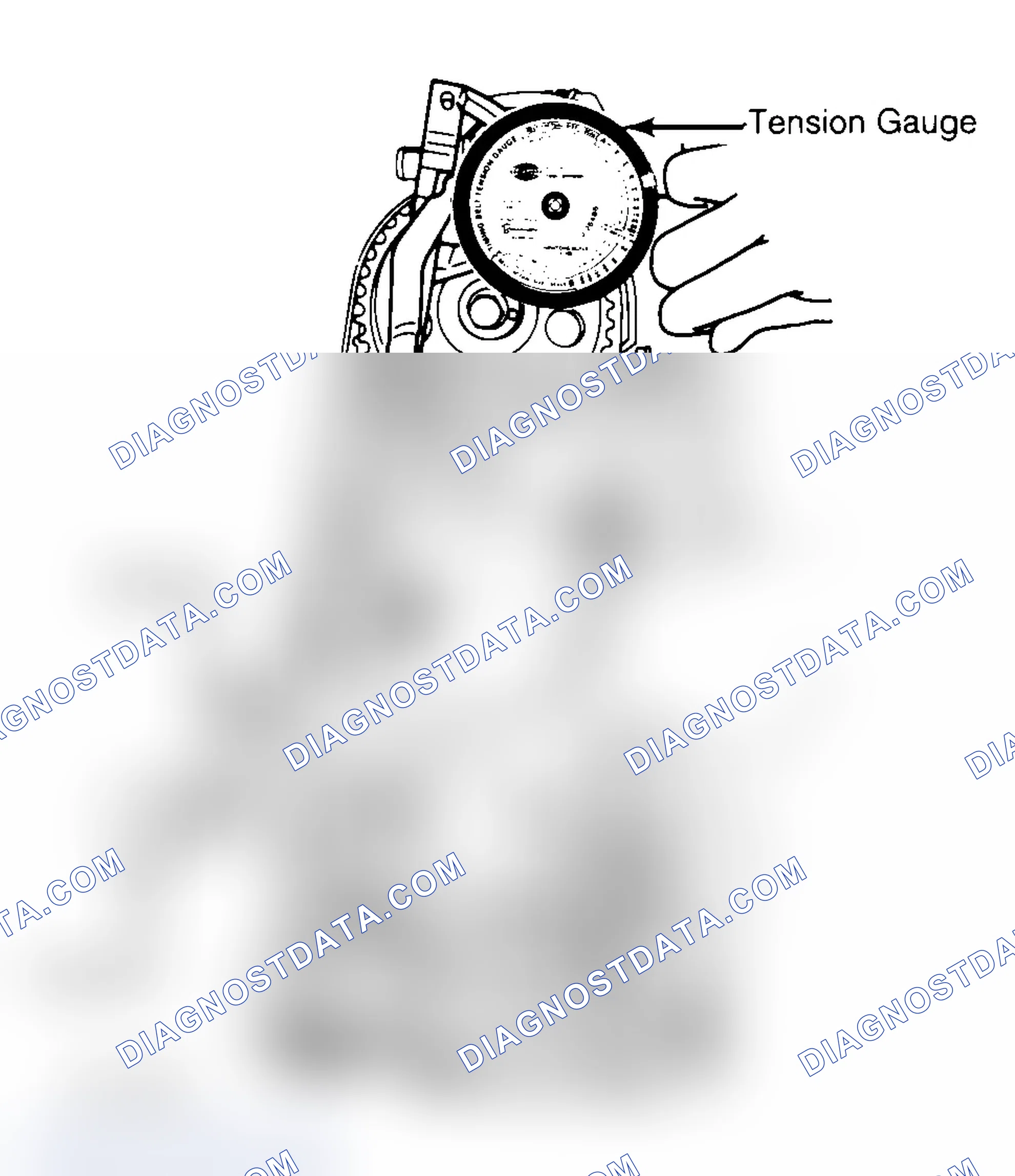 Scheme 28: Adjusting Typical Timing Belt Tension