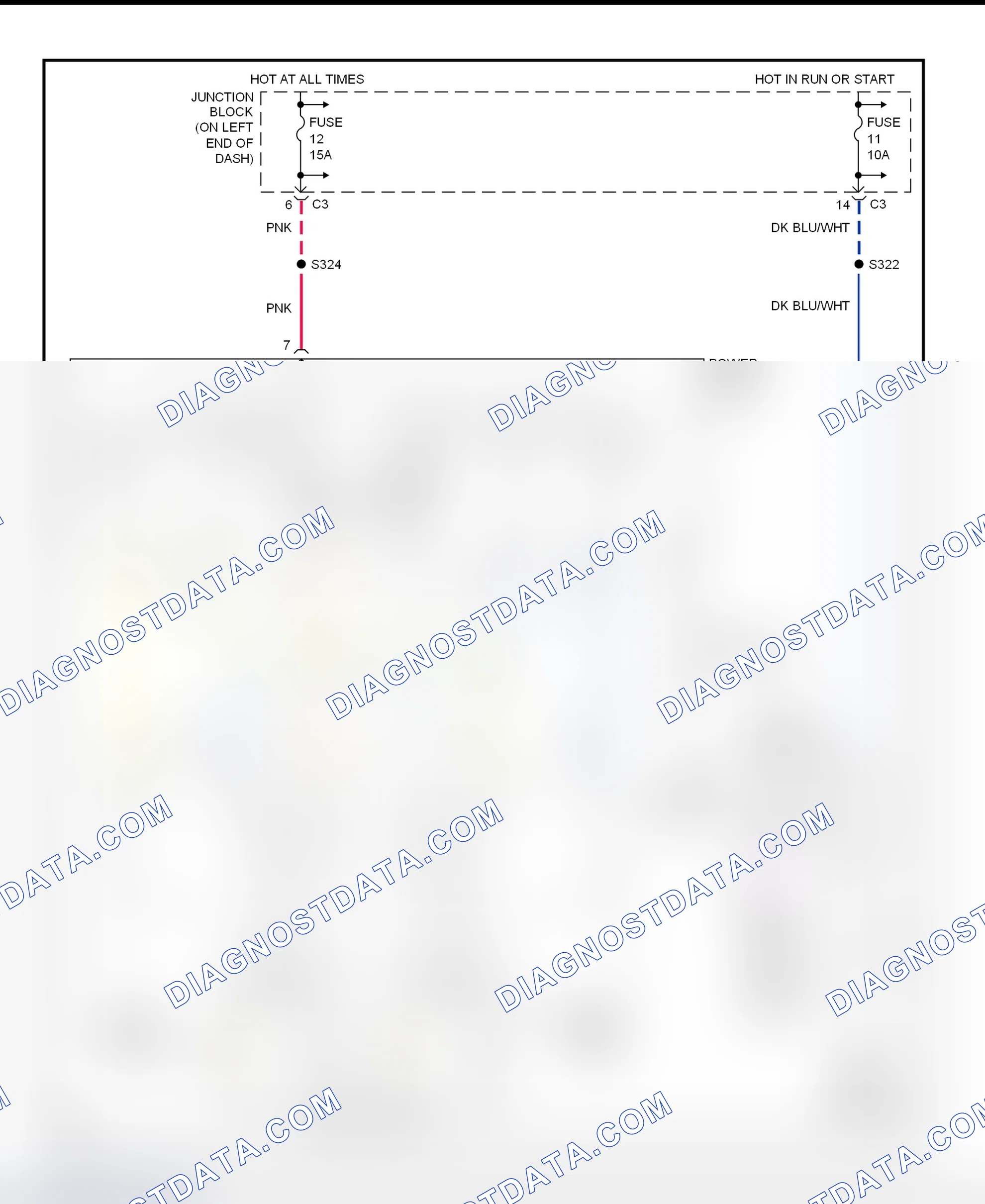 Scheme 3: Power Mirror System Wiring Diagram (Durango)