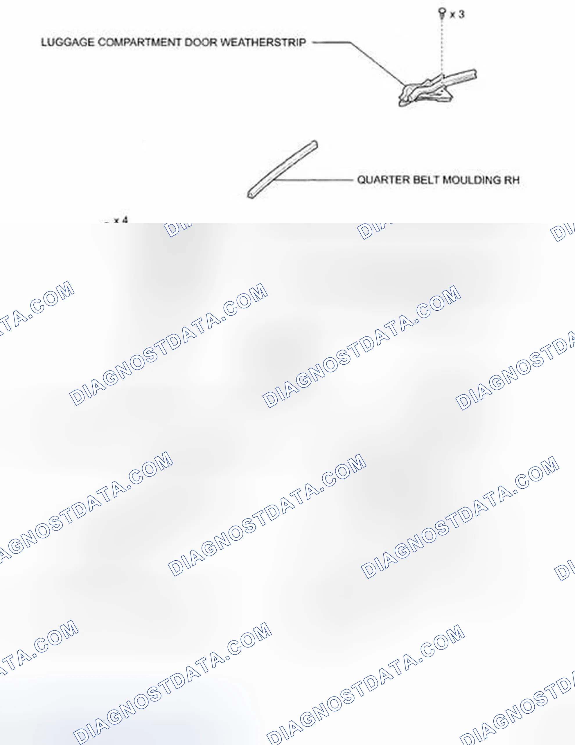 Scheme 65: Identifying Quarter Window Glass Components (2 Of 3)