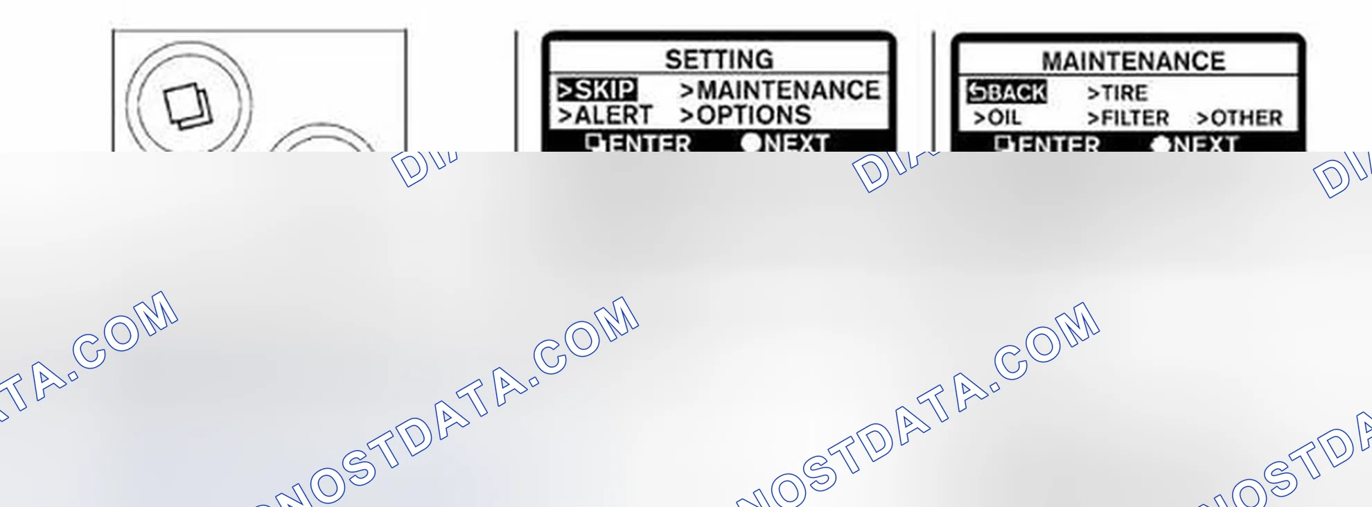 Scheme 15: MAINTENANCE REMINDER DISPLAY RESET - PROCEDURE 11