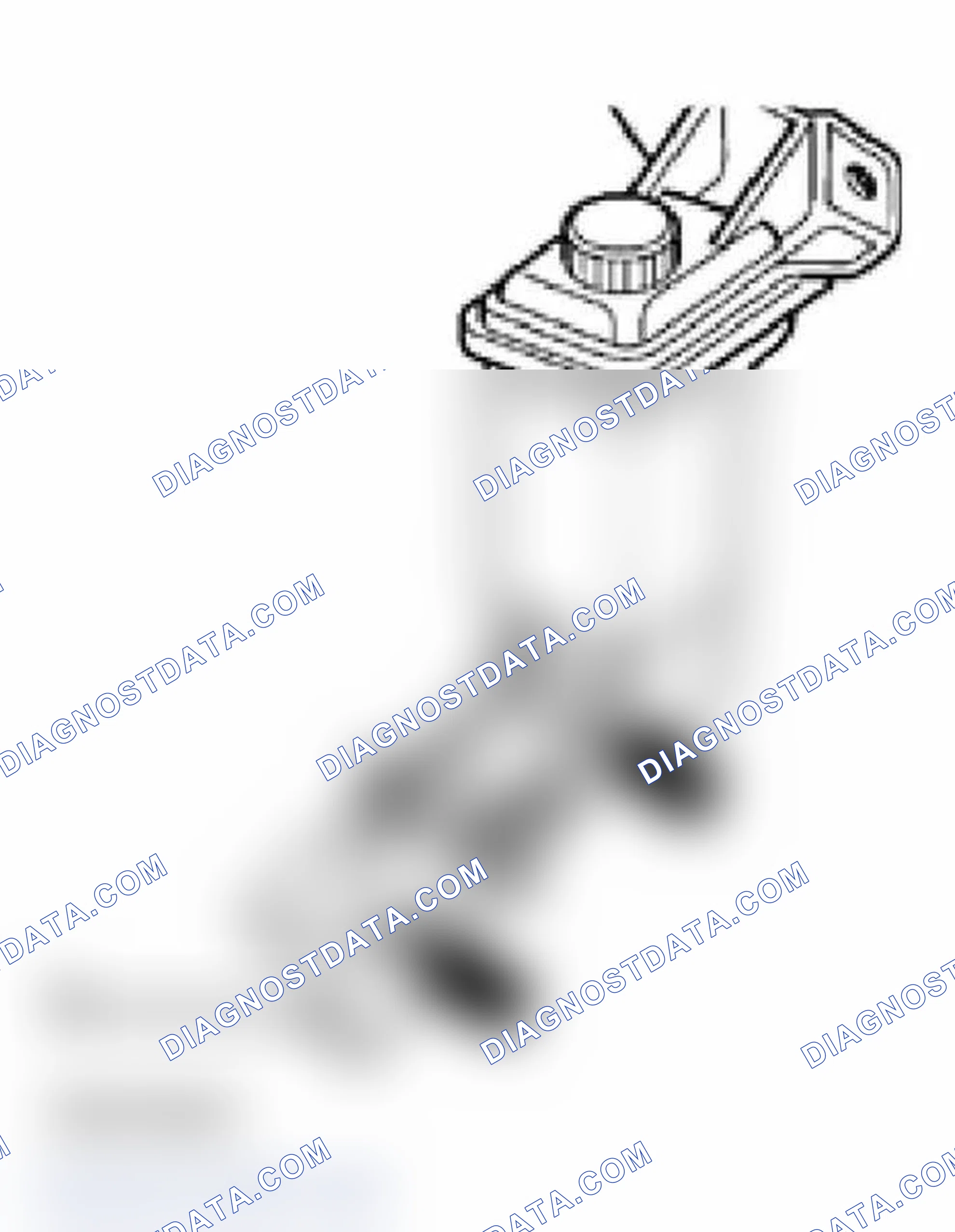 Scheme 1: Installation position, intake hose at power steering fluid reservoir, valid for all engines